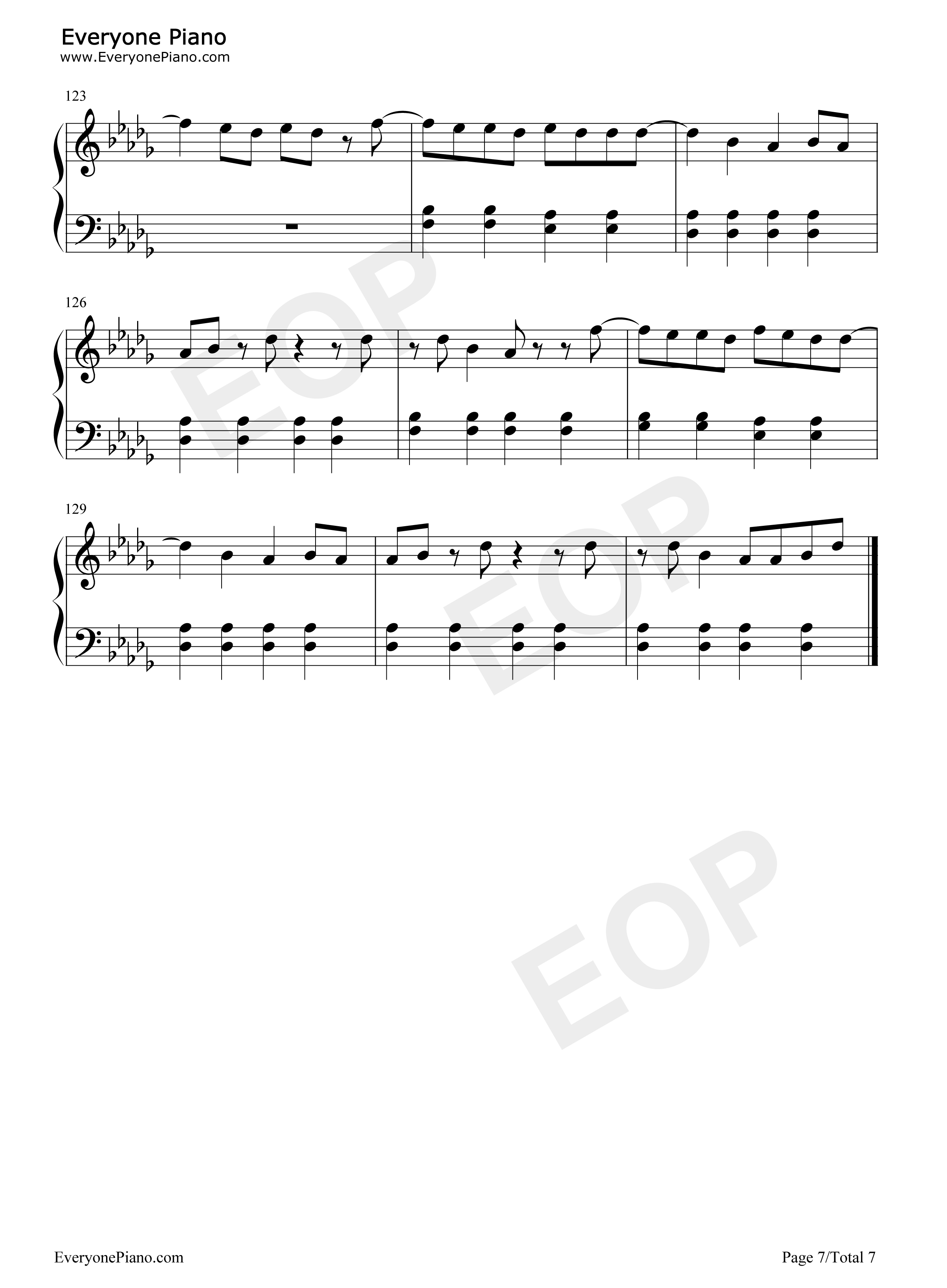 Im_Gonna_Love_Me_Again钢琴谱_Elton_John_Taron_Egerton