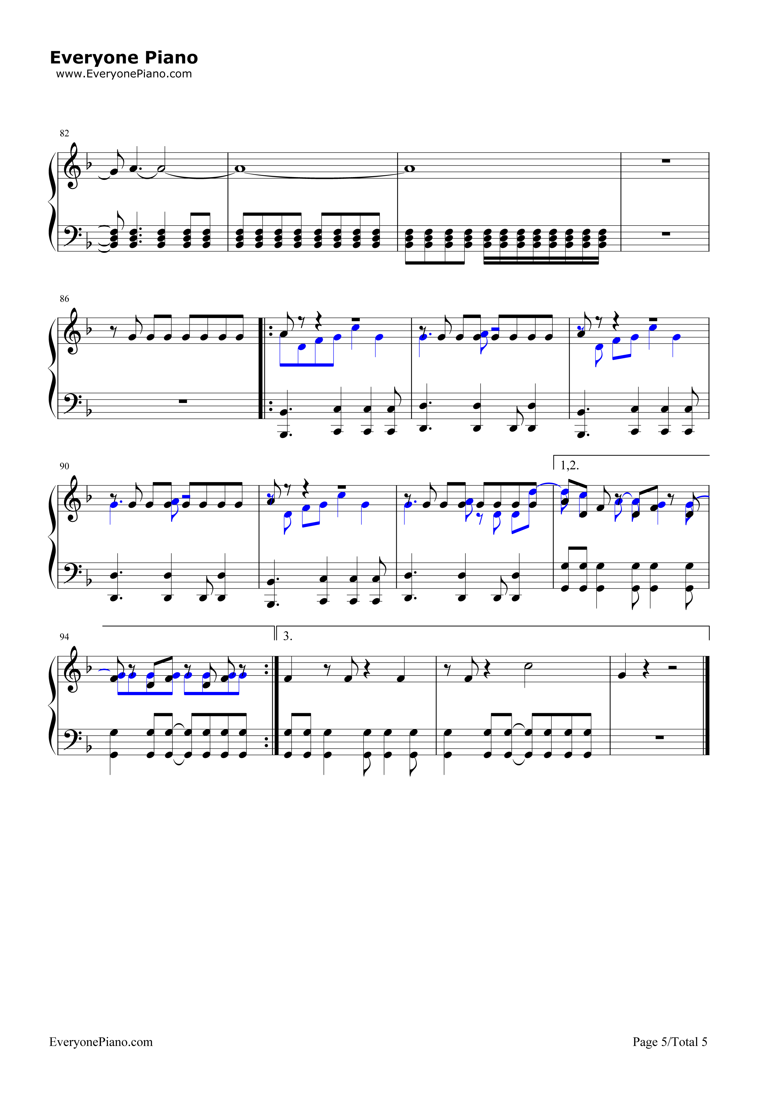 On_My_Mind钢琴谱_Ellie_Goulding