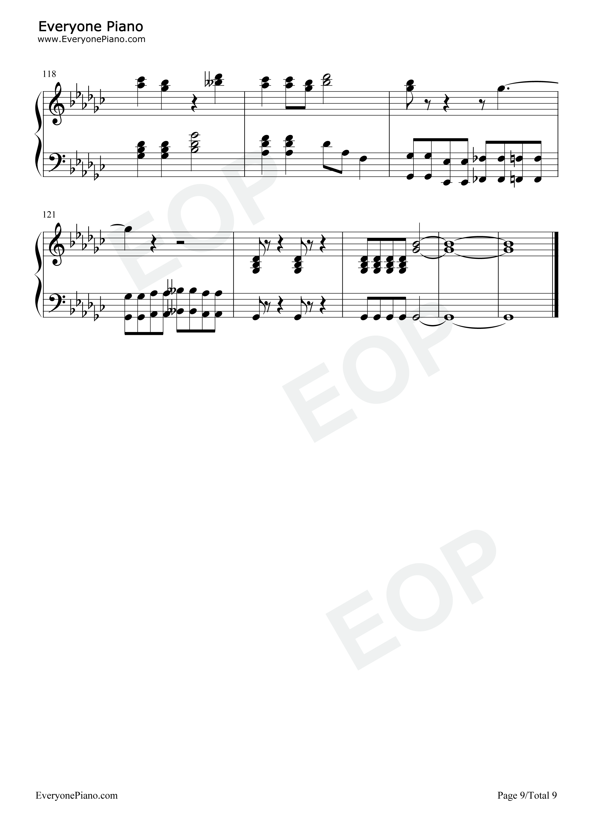 Cold_One钢琴谱_Eric_Church
