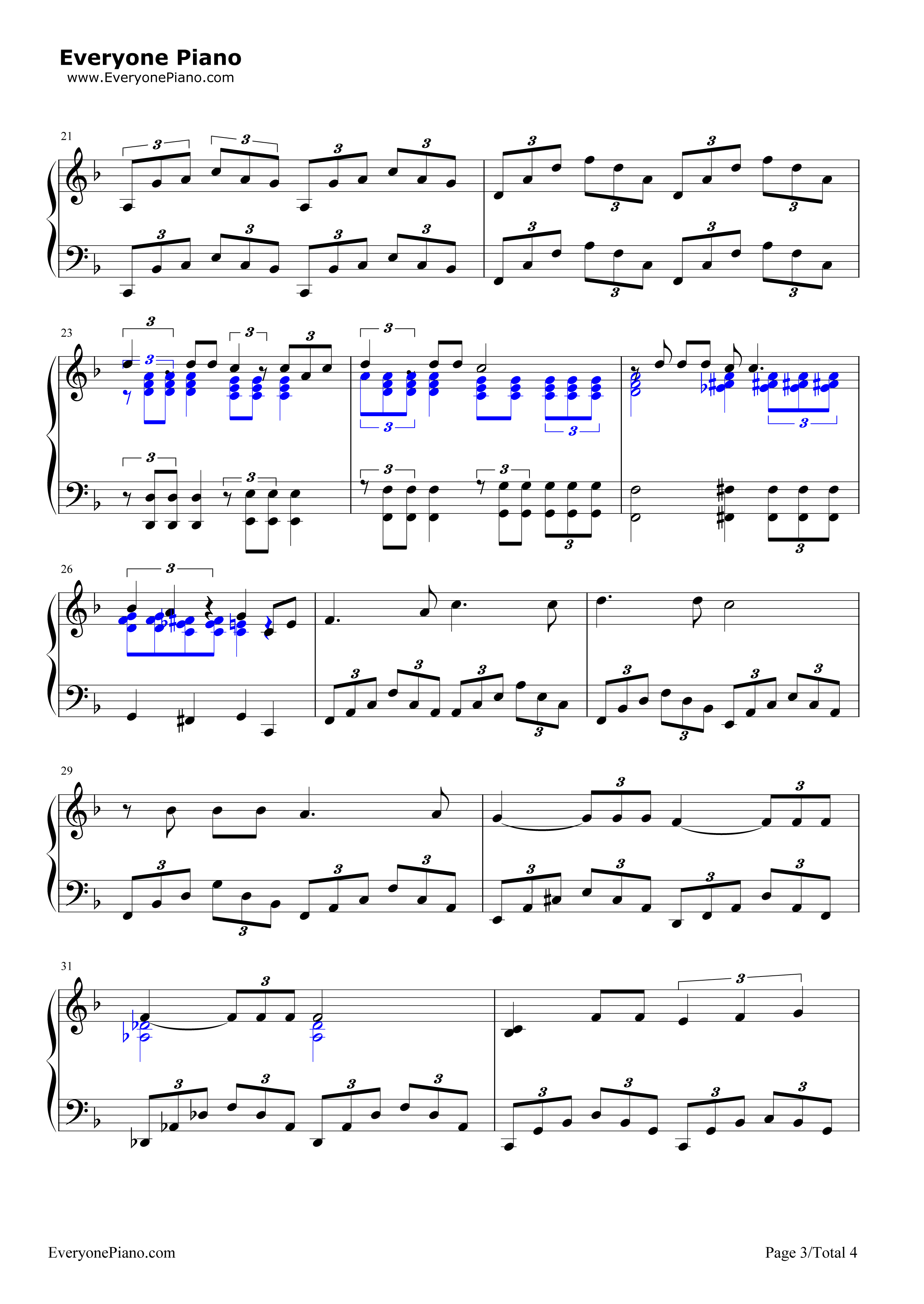 What_a_Wonderful_World钢琴谱_Louis_Armstrong