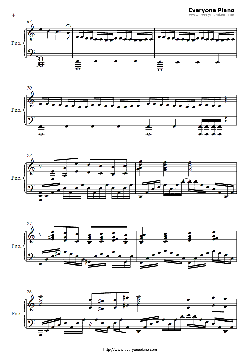 Vogel_im_Käfig钢琴谱_泽野弘之