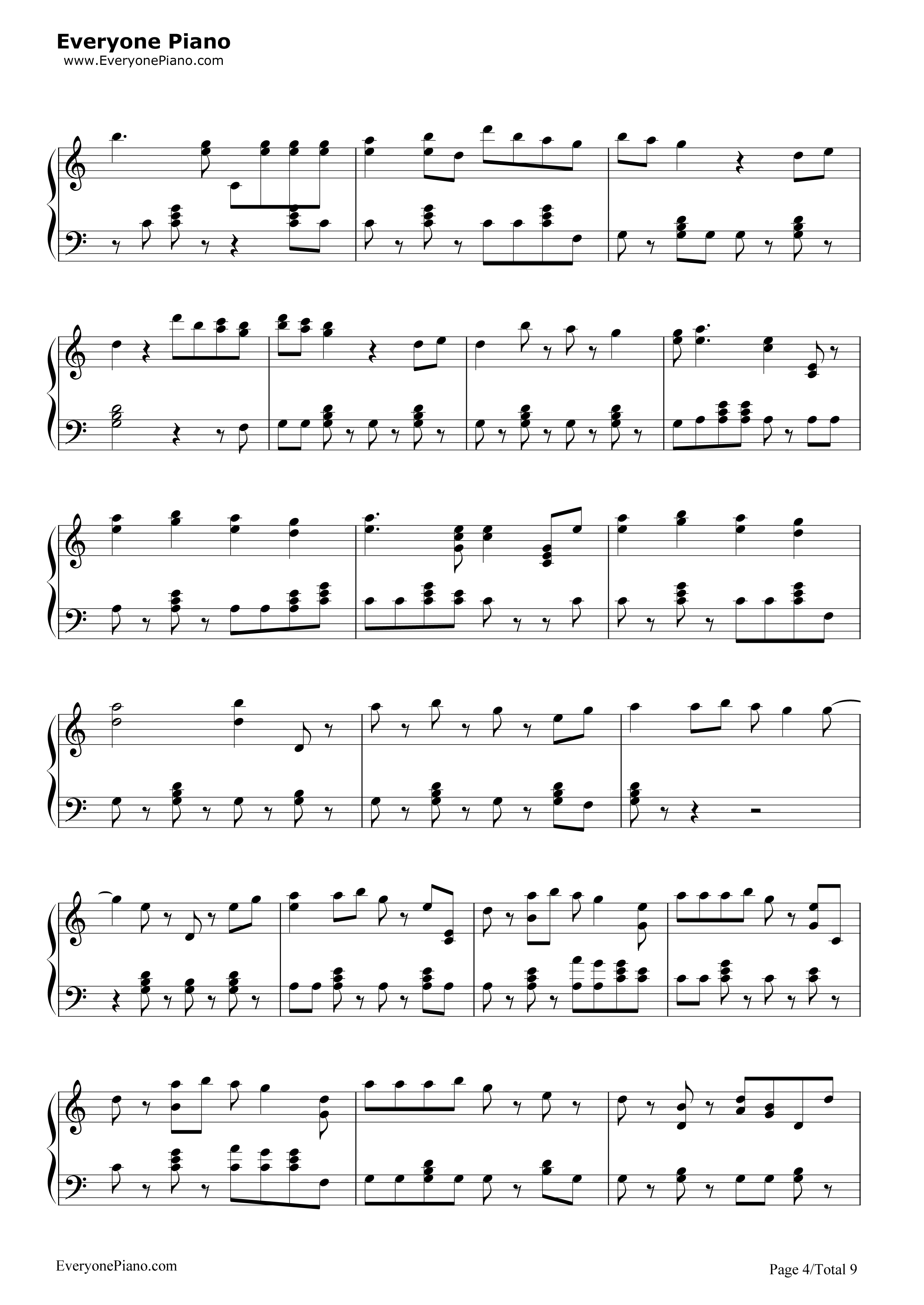 Shake_It_Off钢琴谱_Taylor_Swift