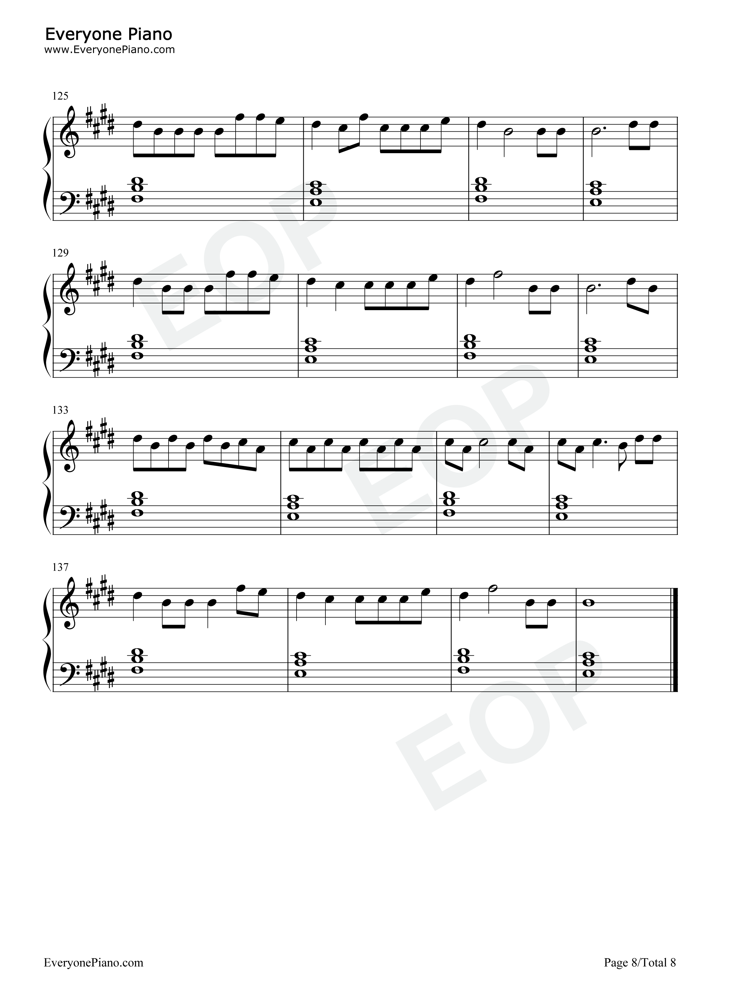 Black_Parade钢琴谱_Beyoncé