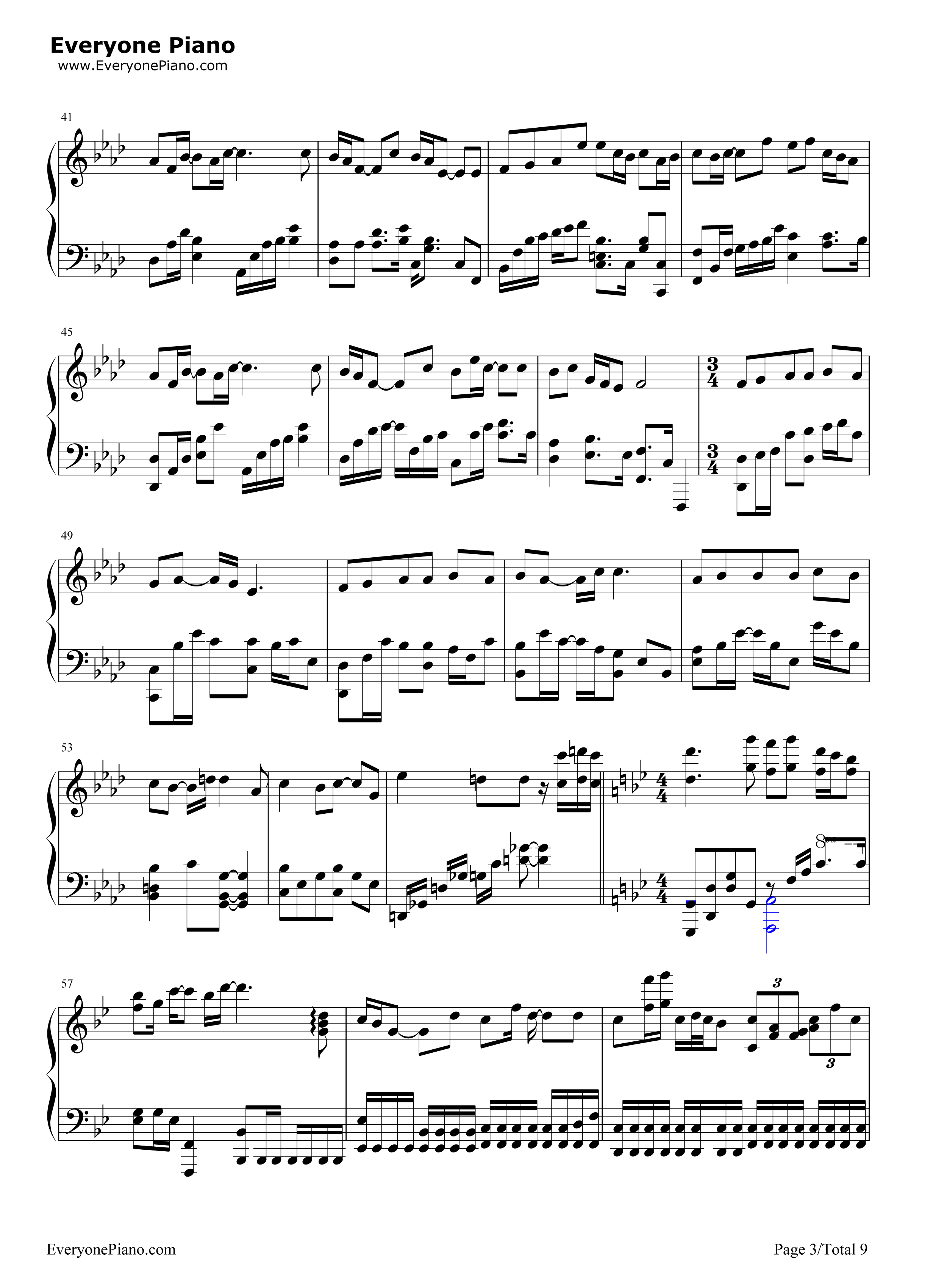 灵契钢琴谱_Assen捷_五音Jw
