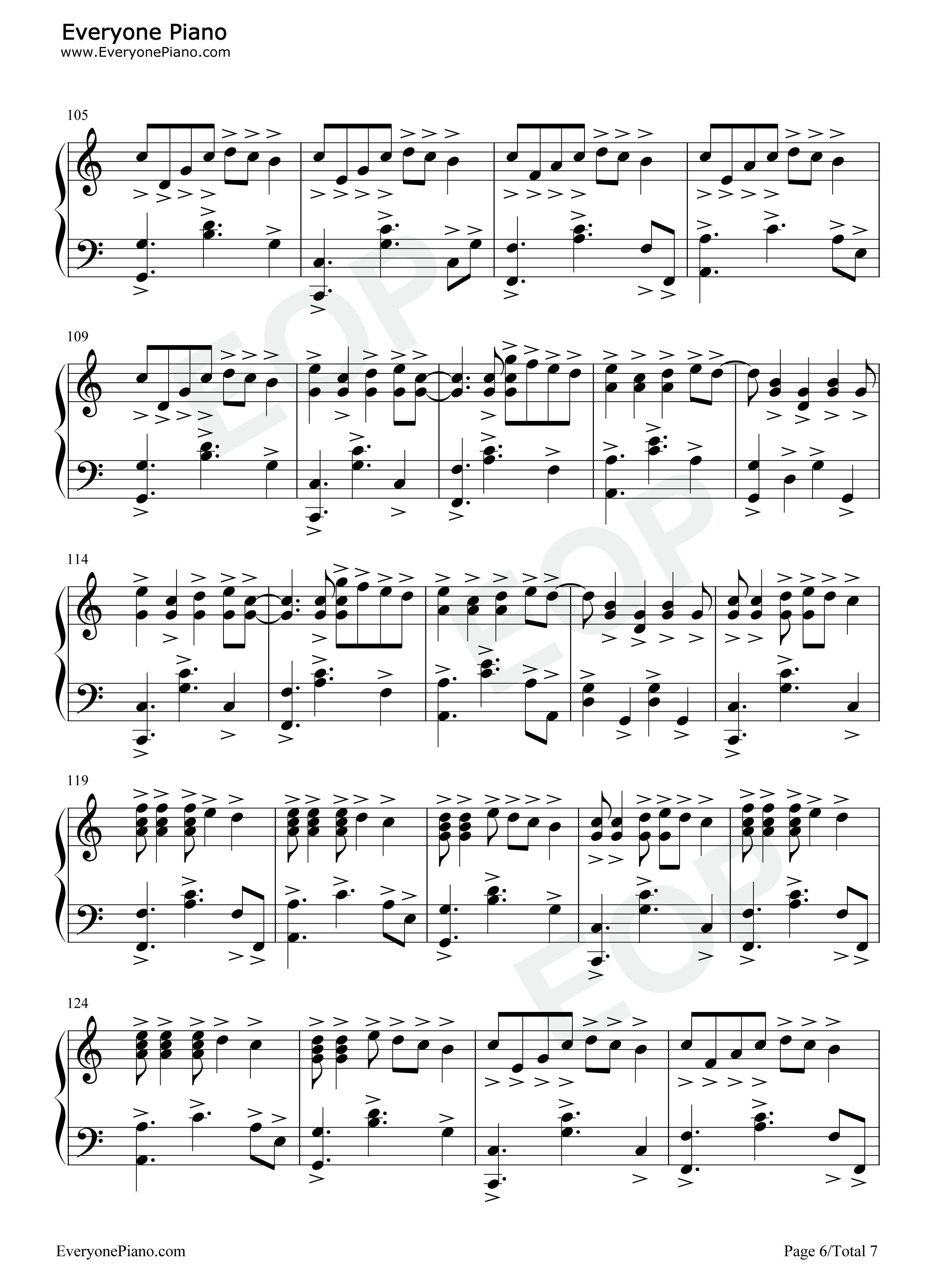 Wavin'_Flag钢琴谱_K'Naan