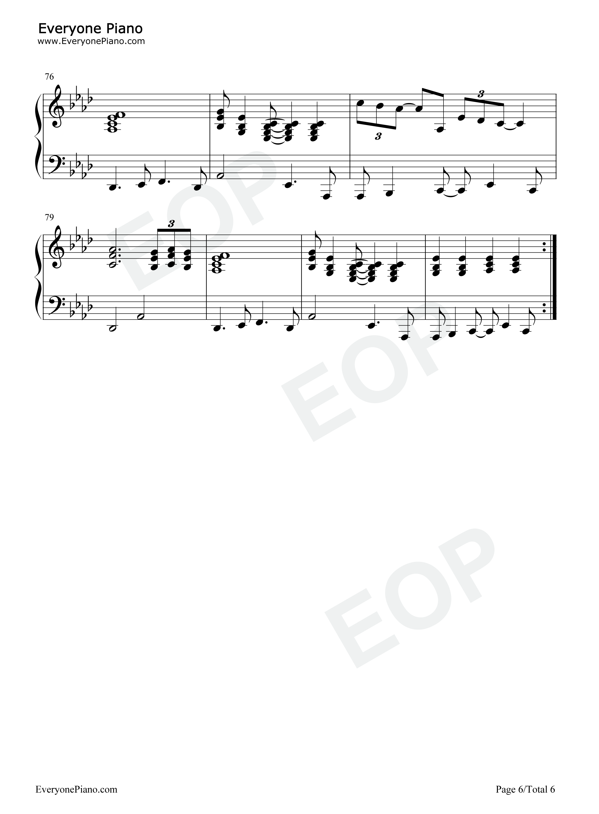 Close_To_You钢琴谱_The_Carpenters