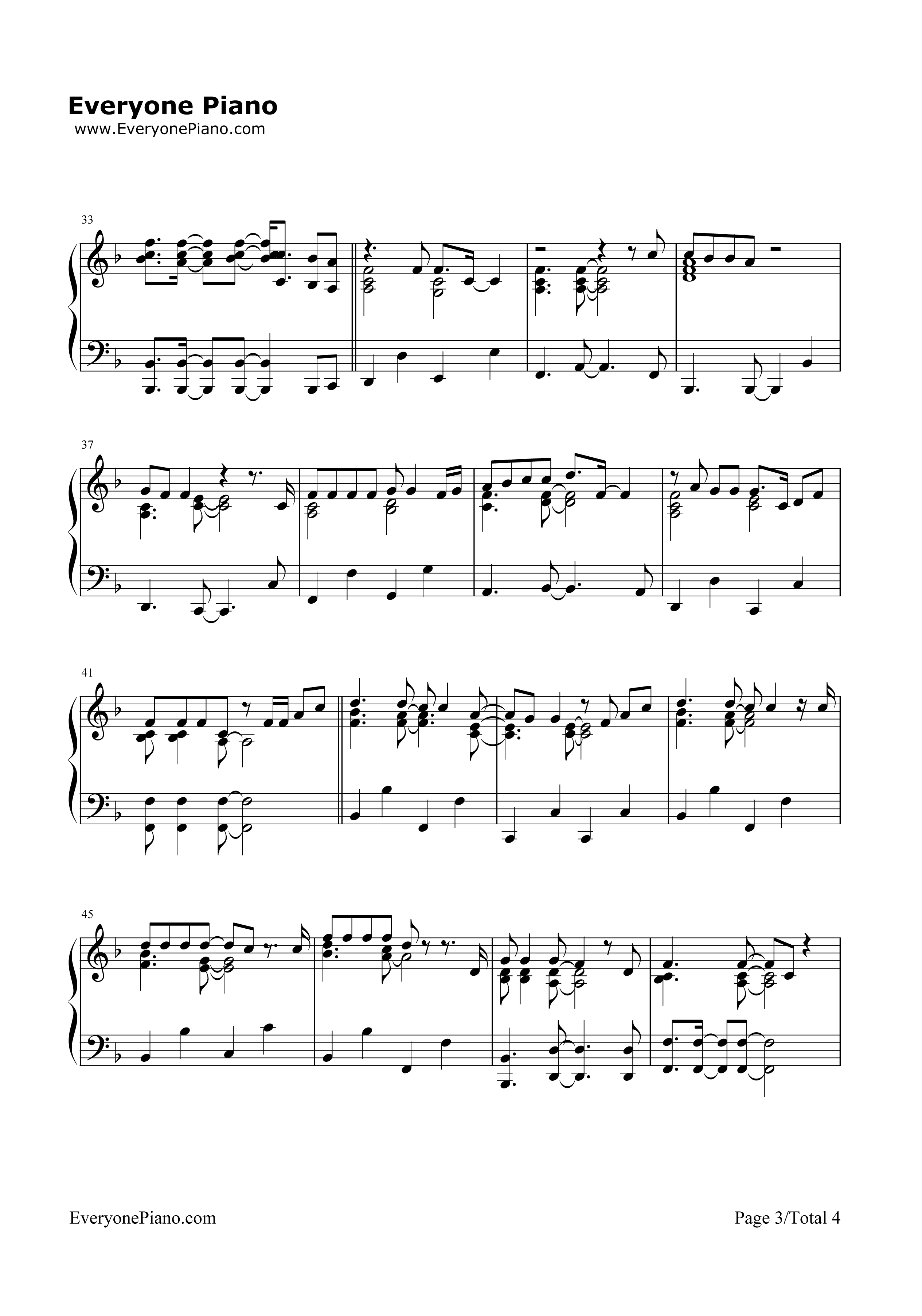 True_Colors钢琴谱_Cyndi_Lauper