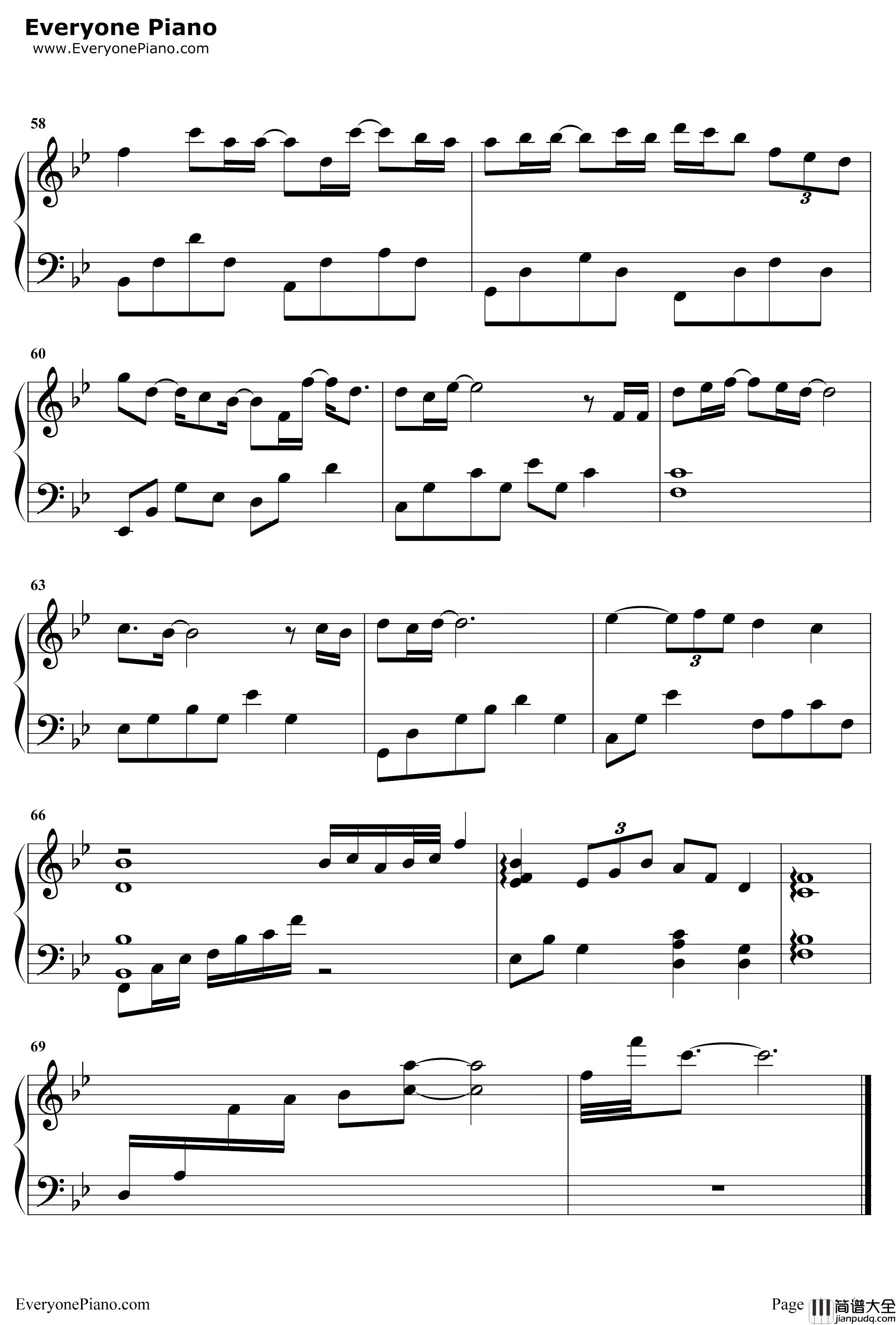 我可以不在乎的你钢琴谱_陈芳语_亲爱的热爱的插曲