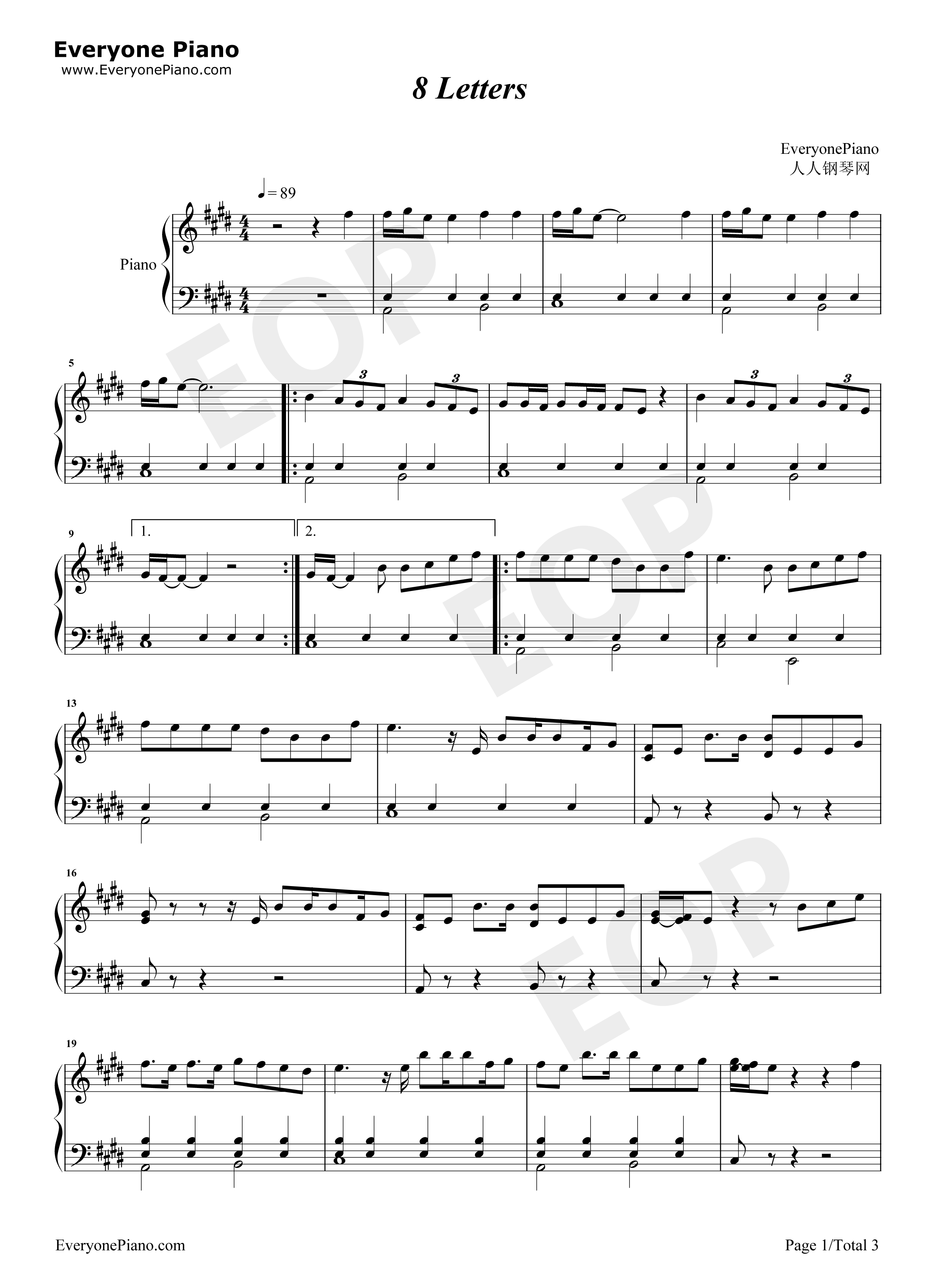8_Letters钢琴谱_Why_Don't_We
