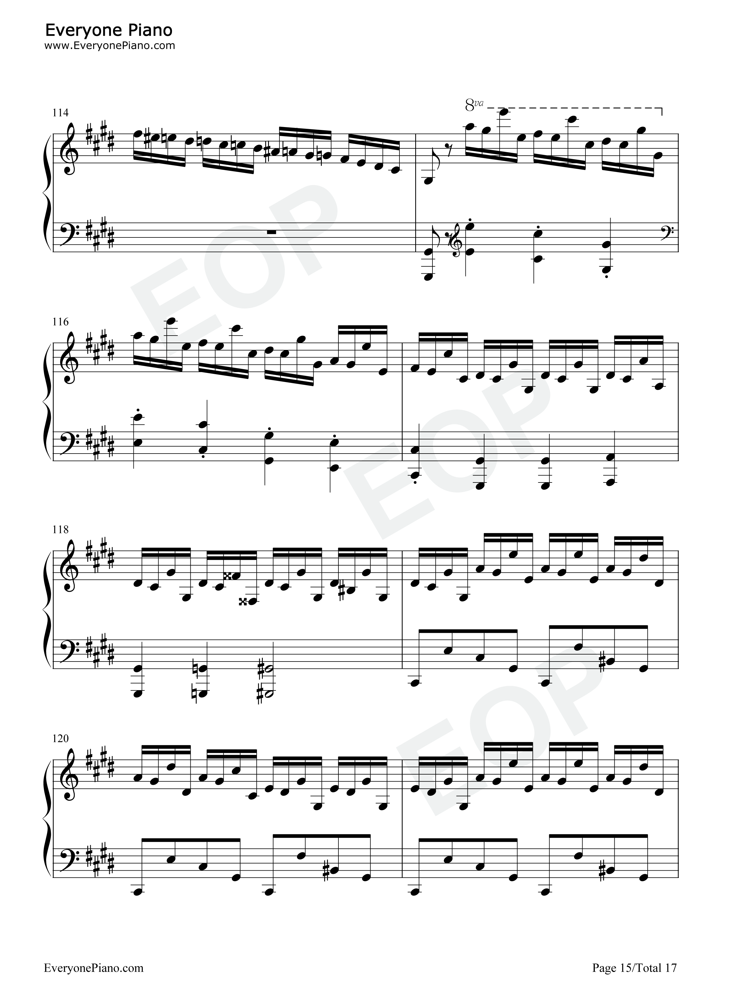 幻想即兴曲钢琴谱_肖邦