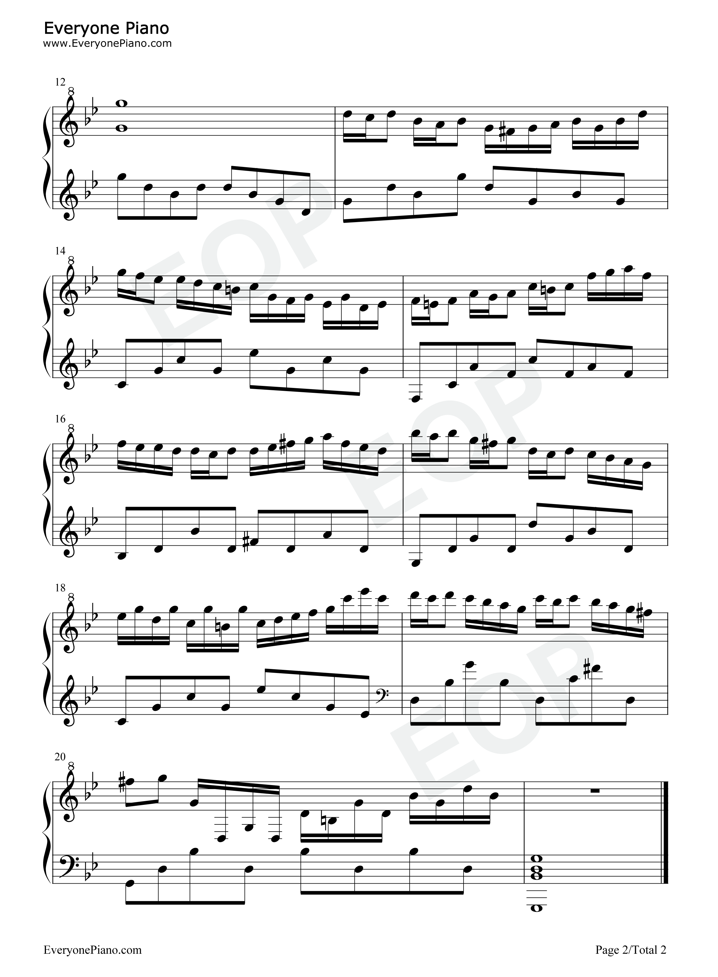 星空钢琴谱_理查德·克莱德曼__Richard_Clayderman