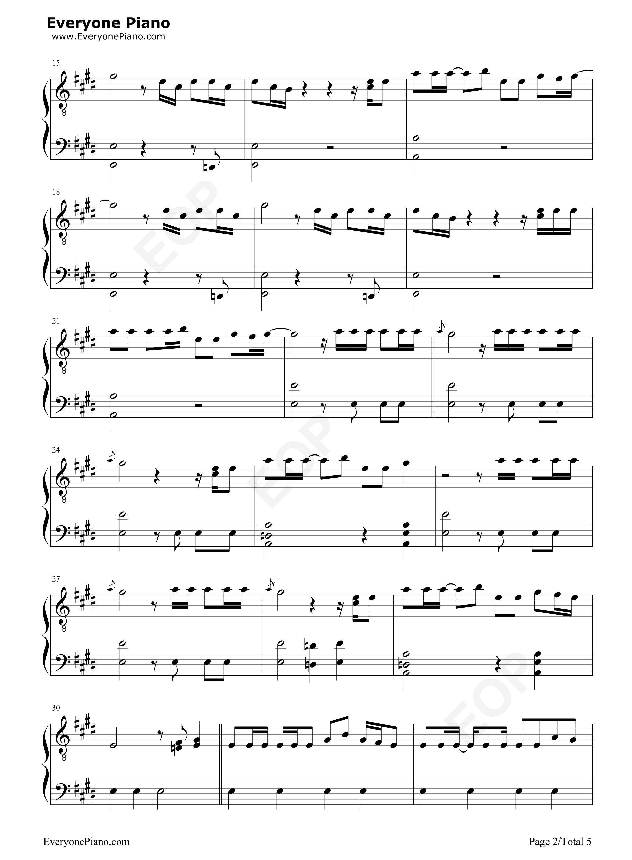 What_a_Man_Gotta_Do钢琴谱_Jonas_Brothers