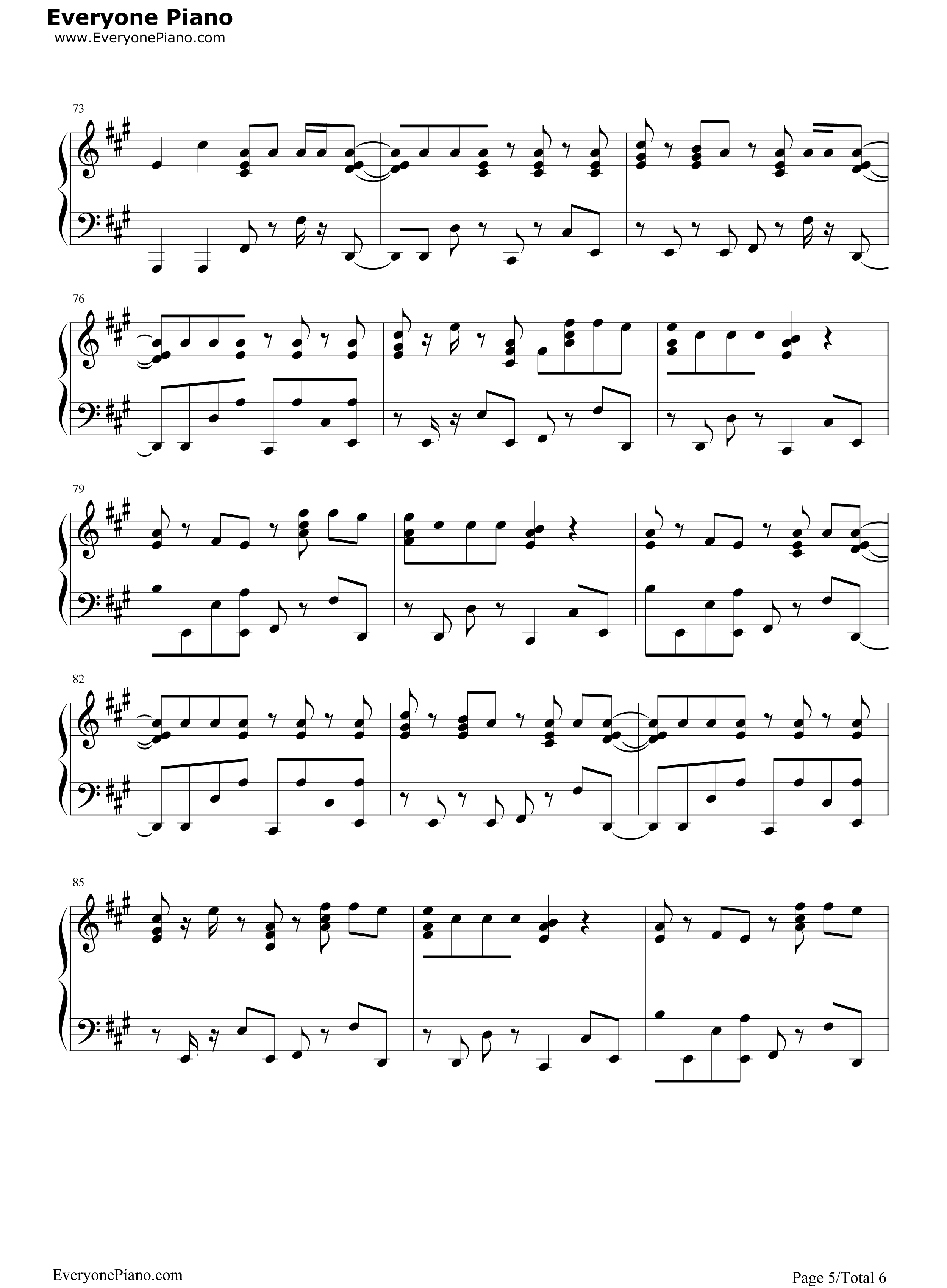 Cut_To_The_Feeling钢琴谱_Carly_Rae_Jepsen