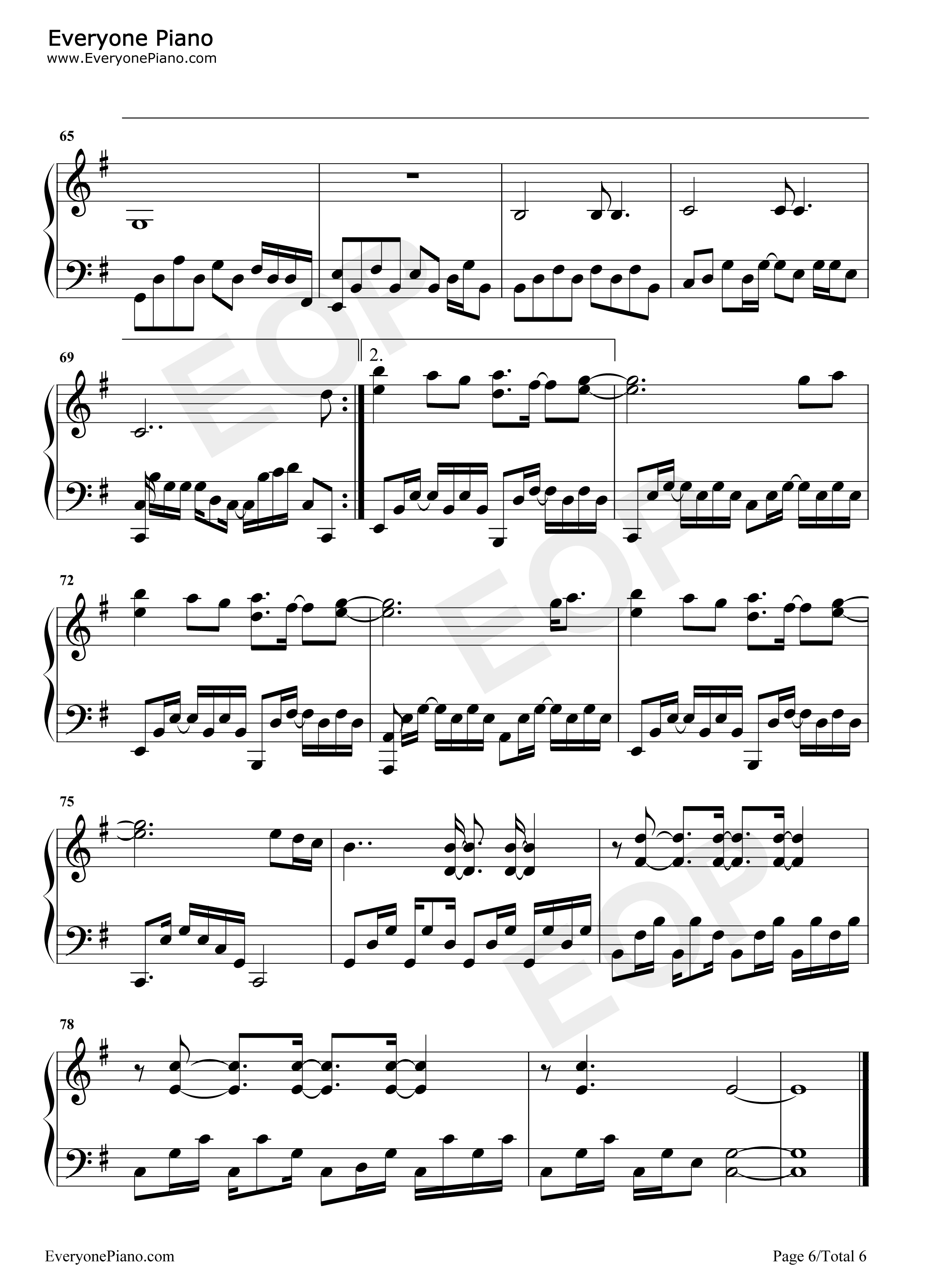Someday_or_One_Day钢琴谱_孙盛希