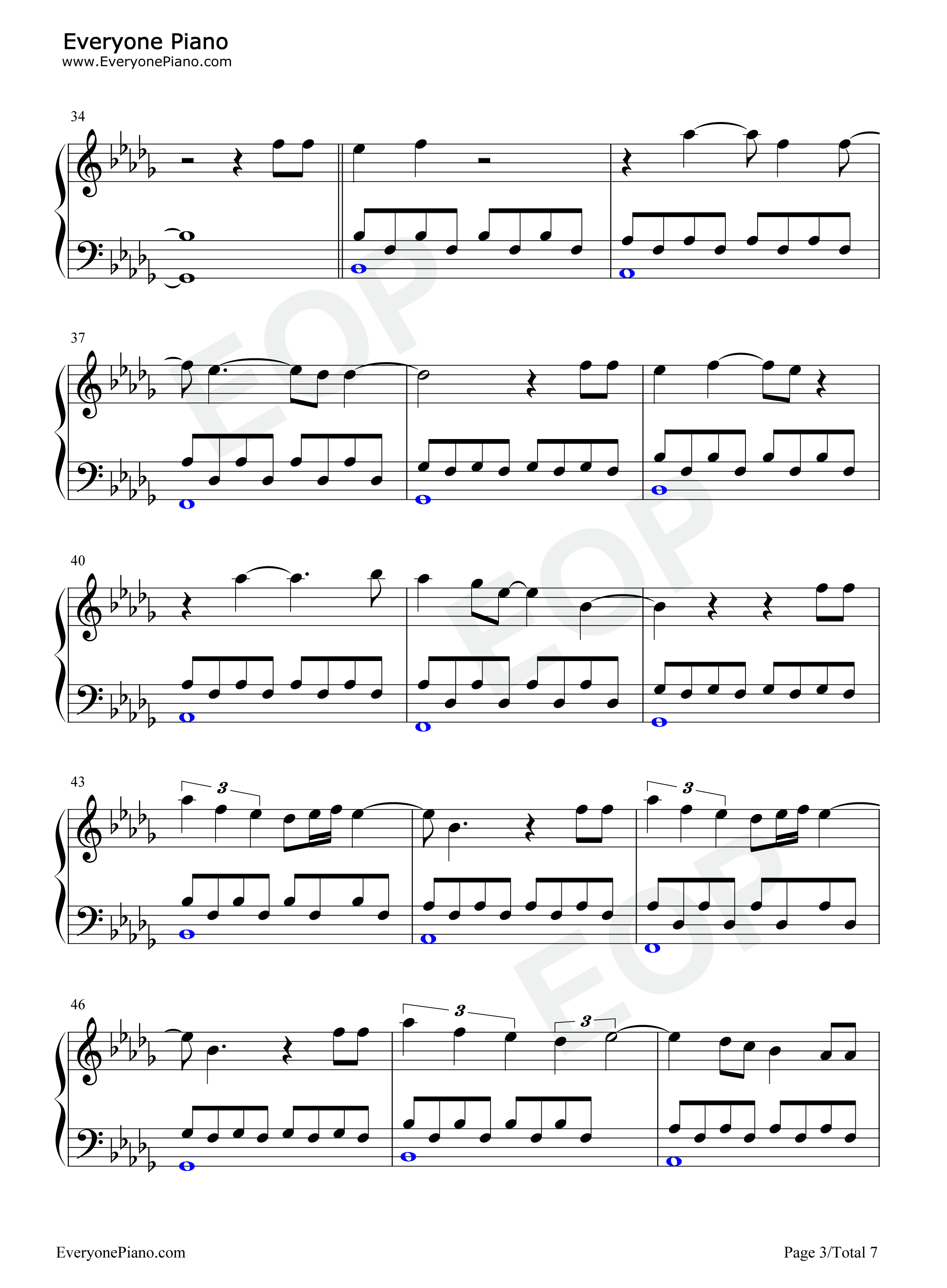 Hometown_Glory钢琴谱_Adele