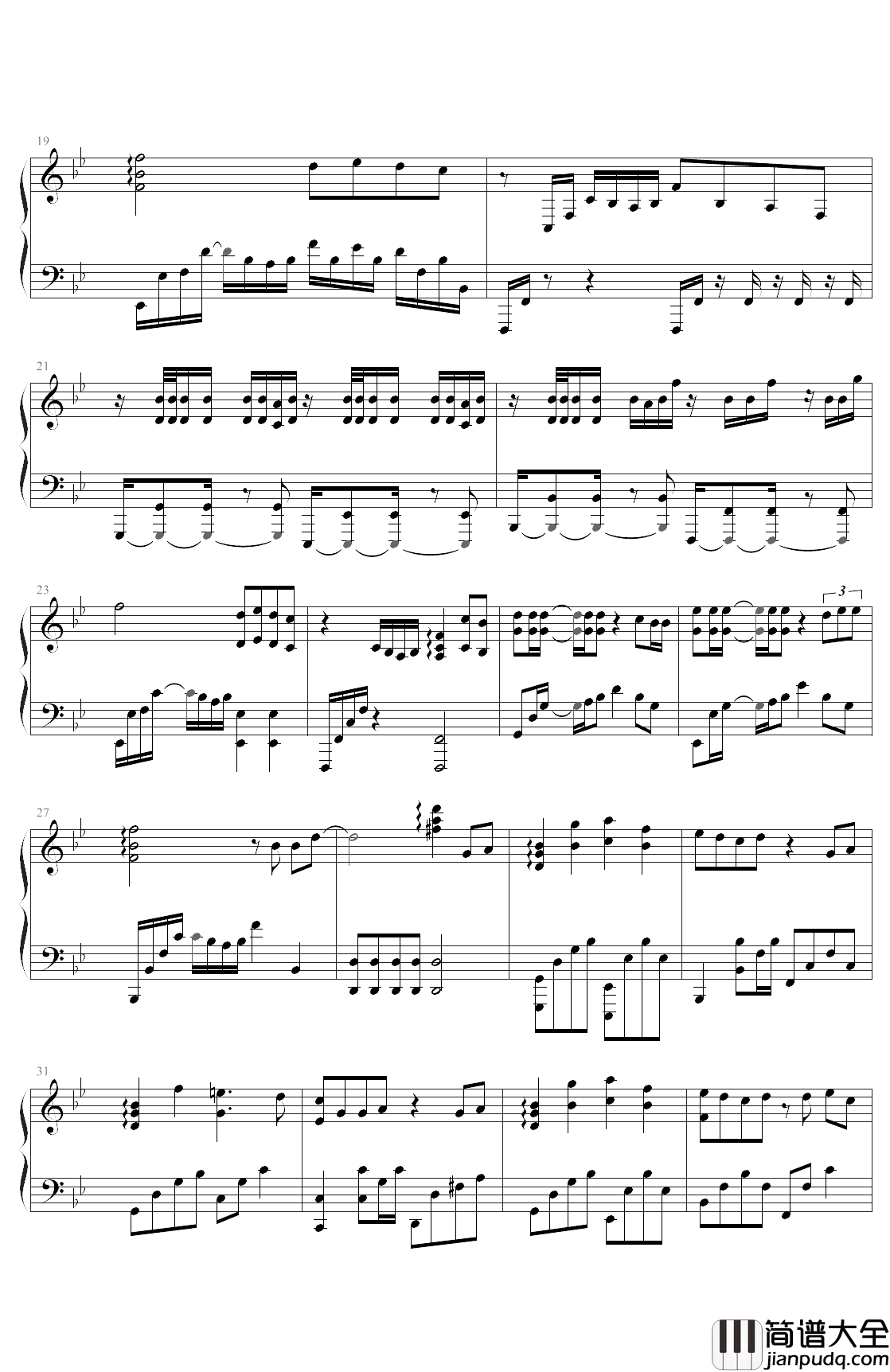 多恨生钢琴谱_电视剧_陈情令_金光瑶人物曲