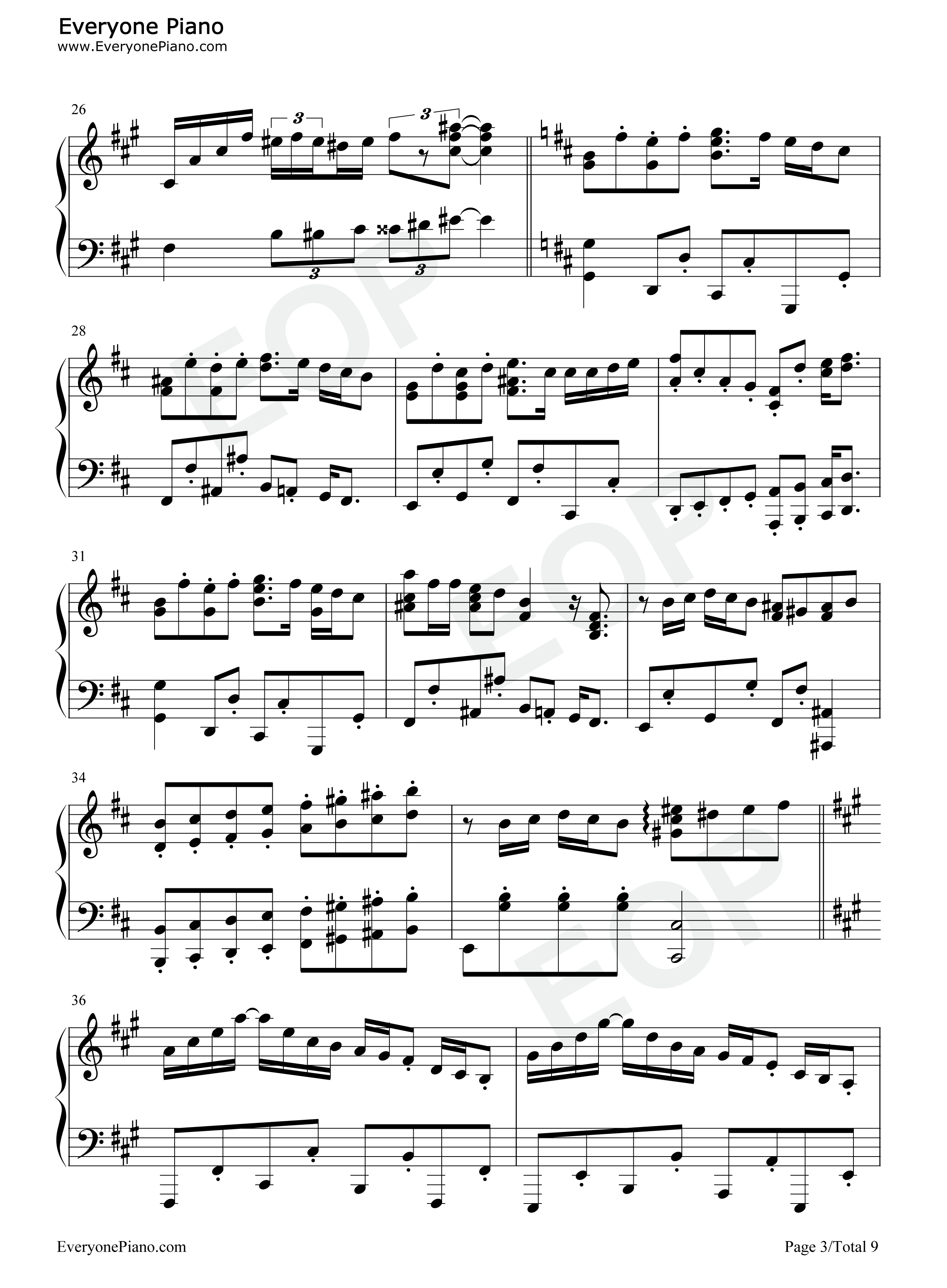 POP_SONG钢琴谱_米津玄师