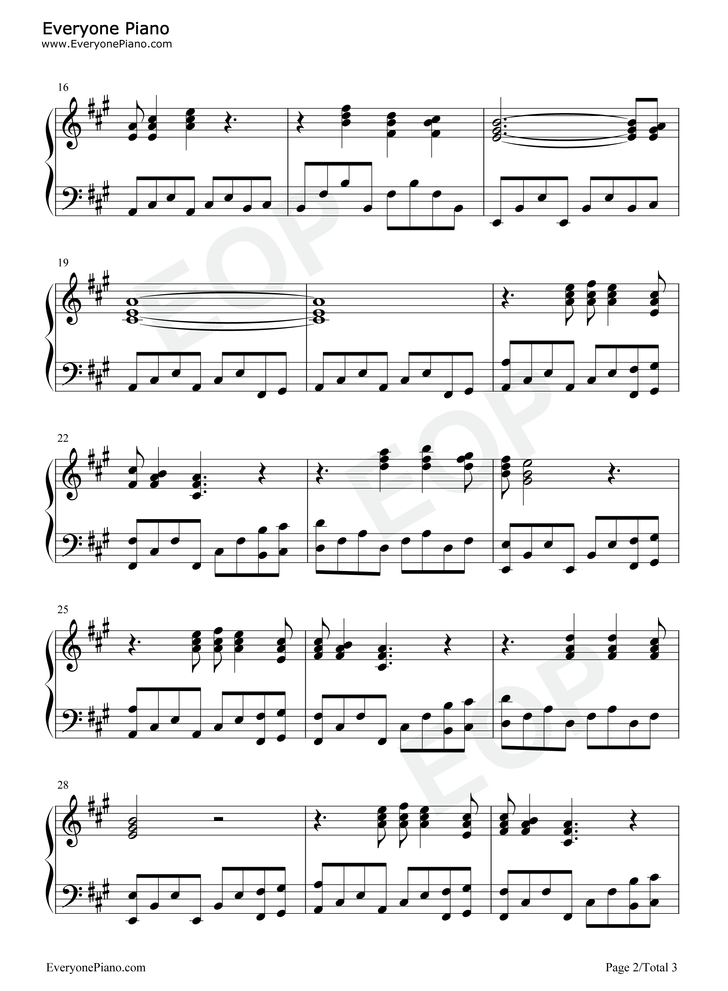 Where_Have_All_The_Flowers_Gone钢琴谱_Pete_Seeger
