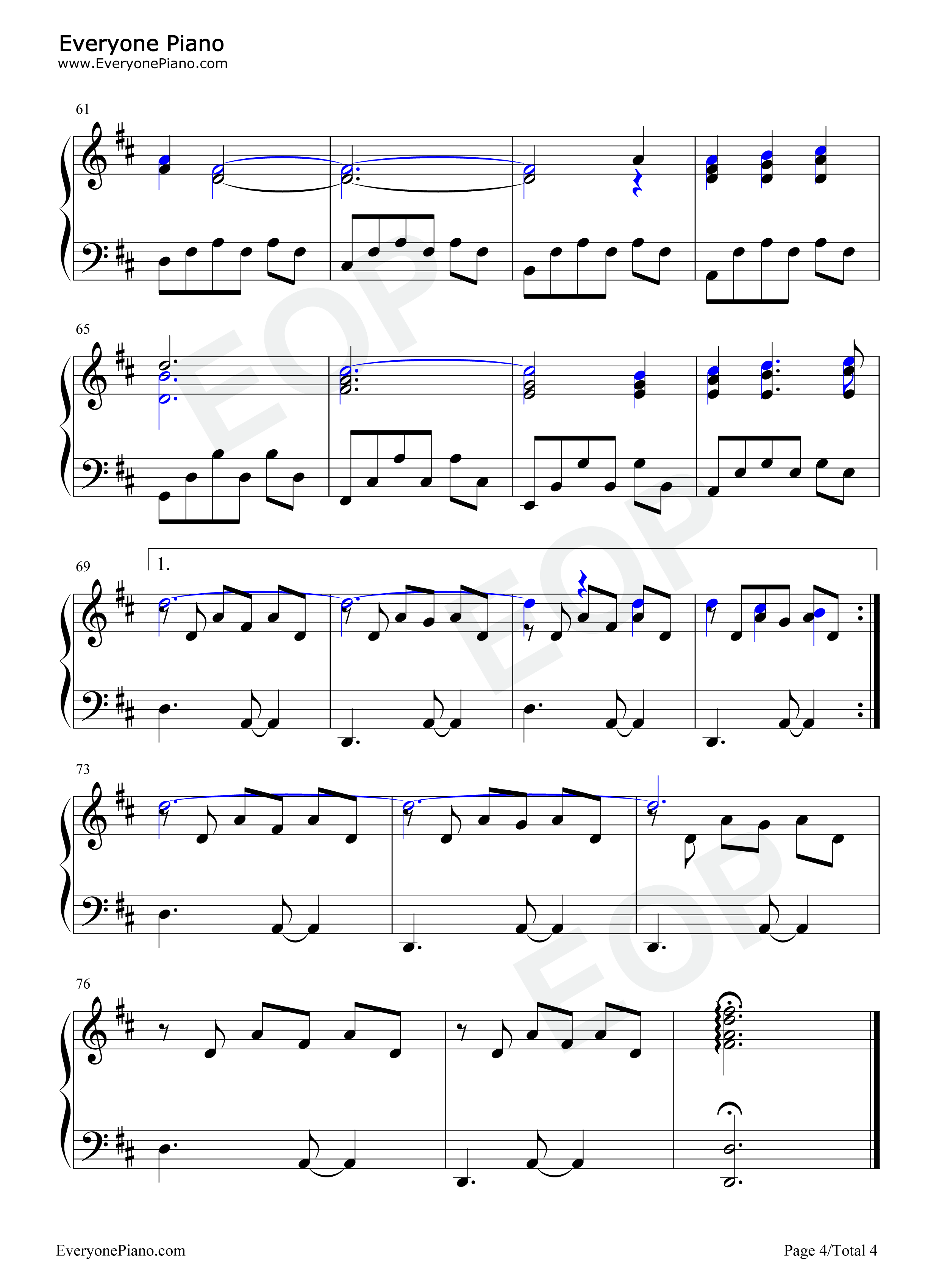 Annie's_Song钢琴谱_John_Denver