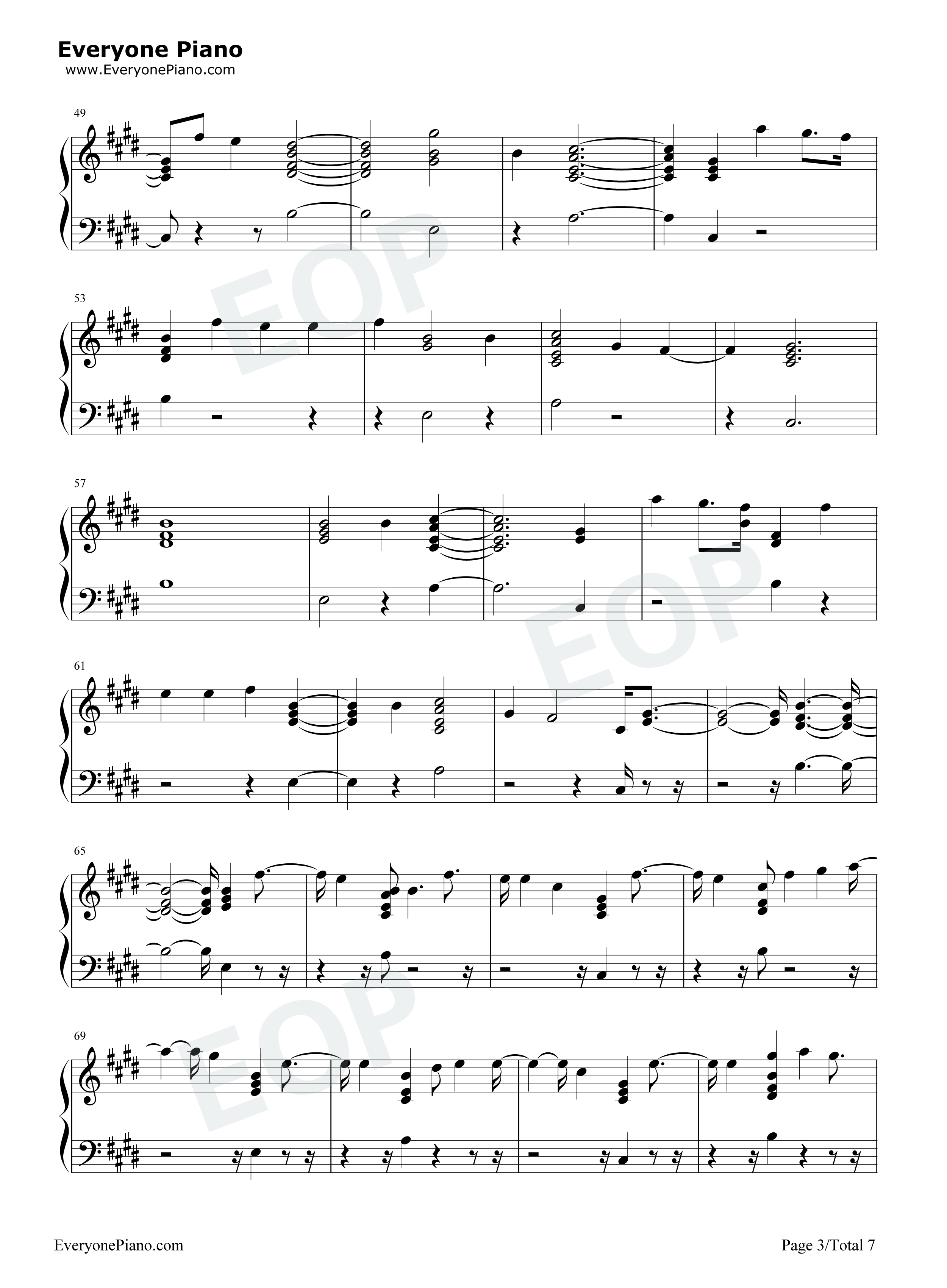 Babe钢琴谱_Sugarland_Taylor_Swift