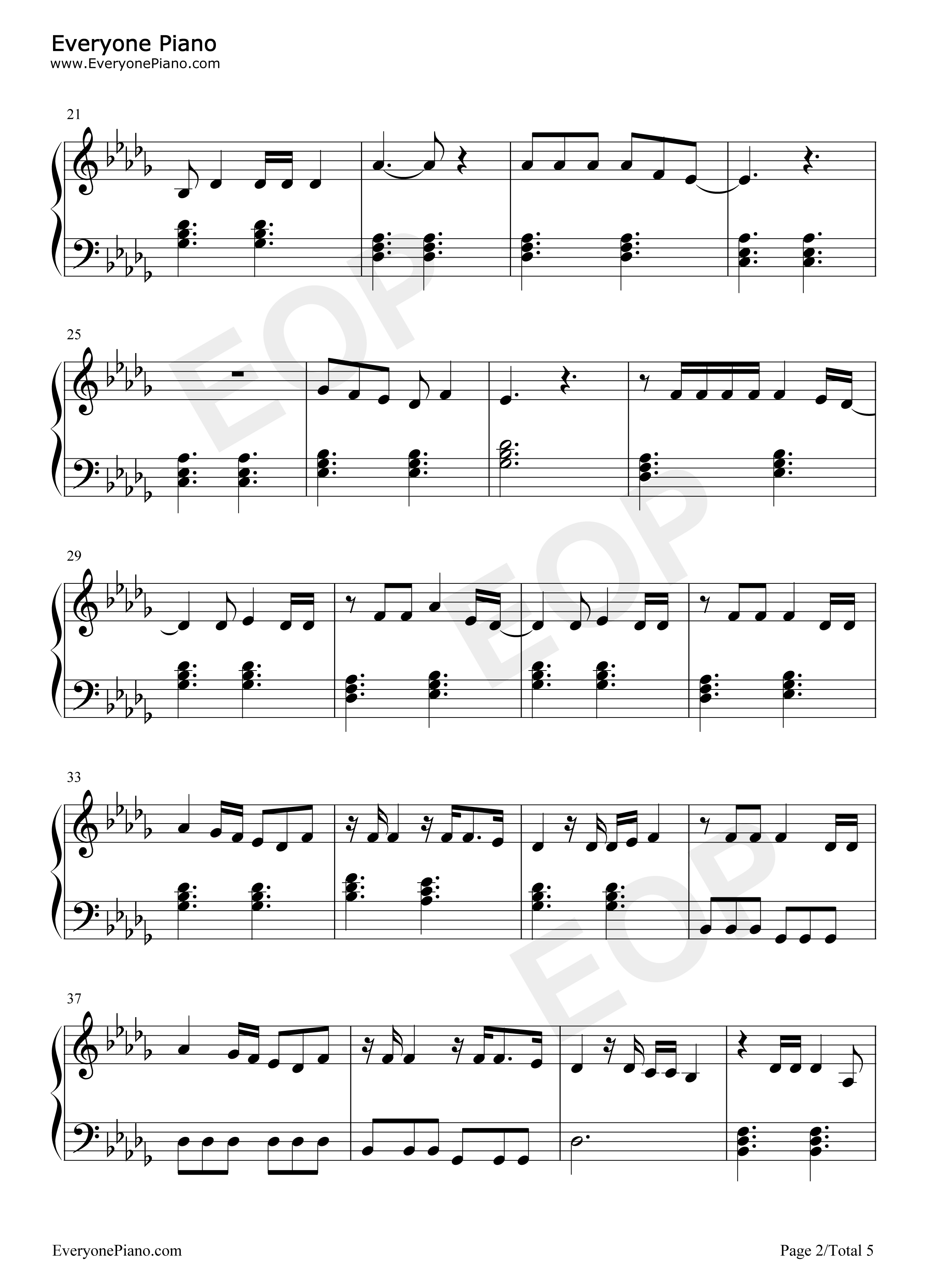 Give_Me_Love钢琴谱_Ed_Sheeran