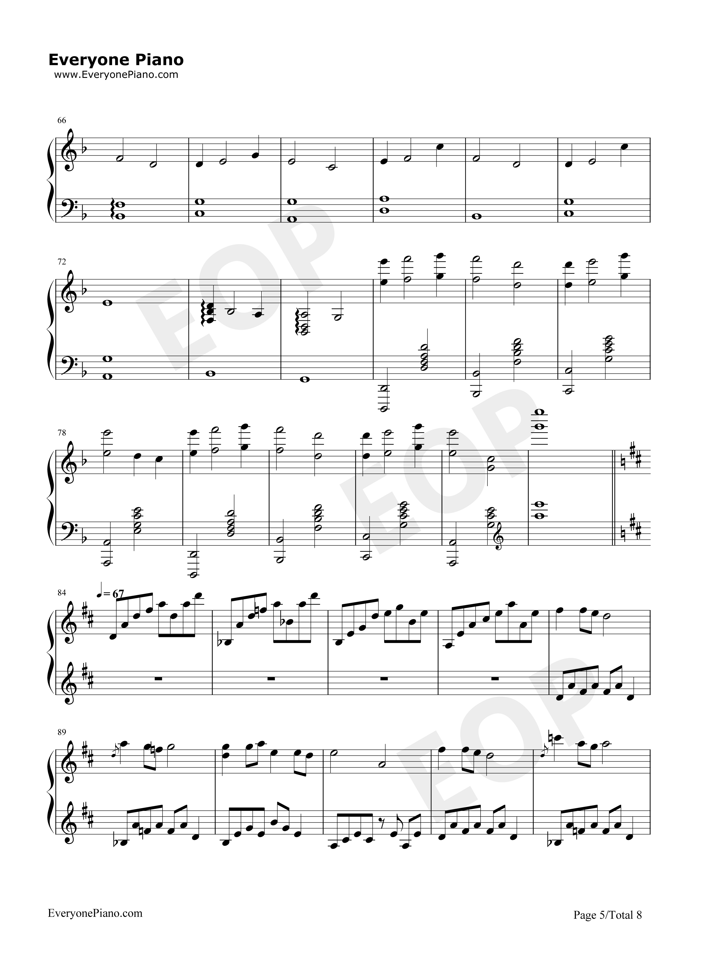 流浪地球组曲钢琴谱_流浪地球