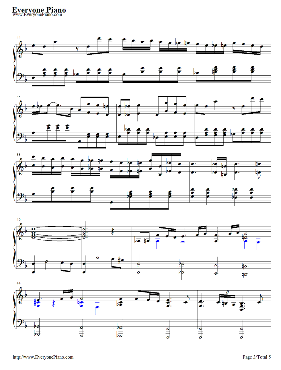 la_pioggia钢琴谱_久石让_Joe_Hisaishi