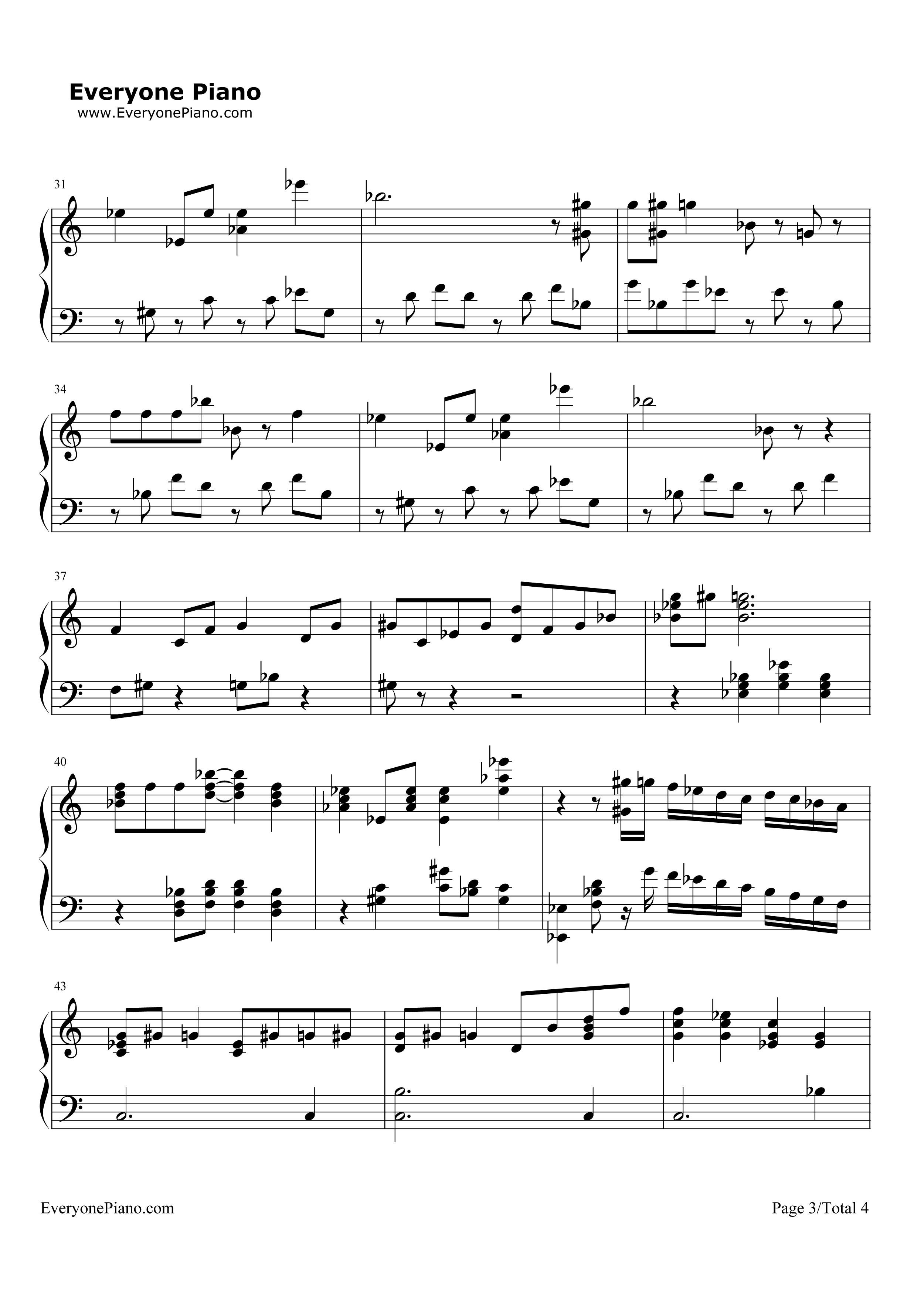 Think_of_Me钢琴谱_克莉丝汀（Christine_Daaé)