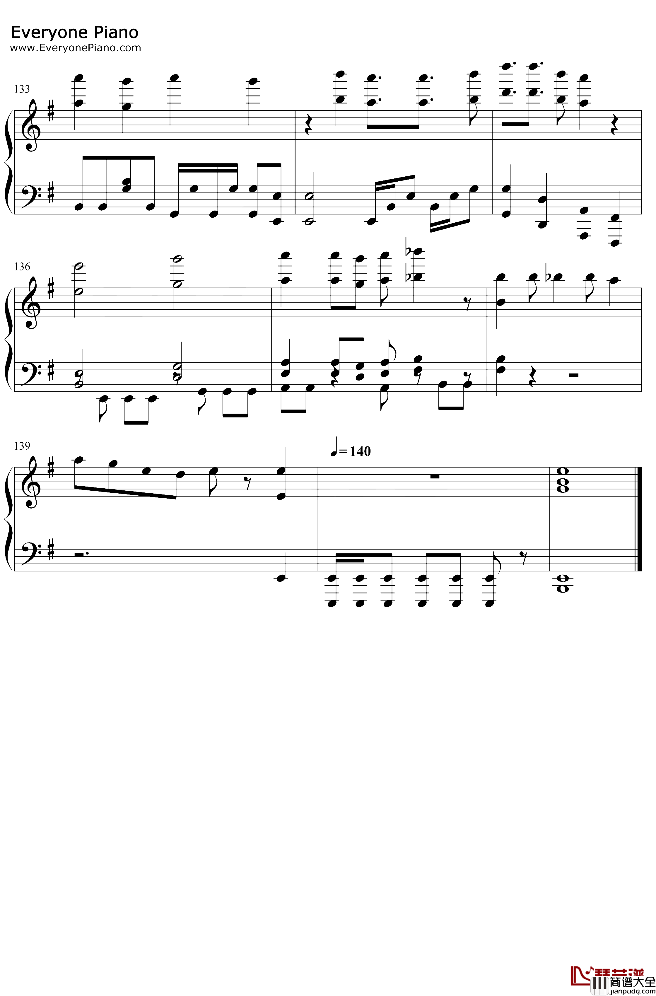Black_Shout钢琴谱_Roselia_BanG_Dream插曲
