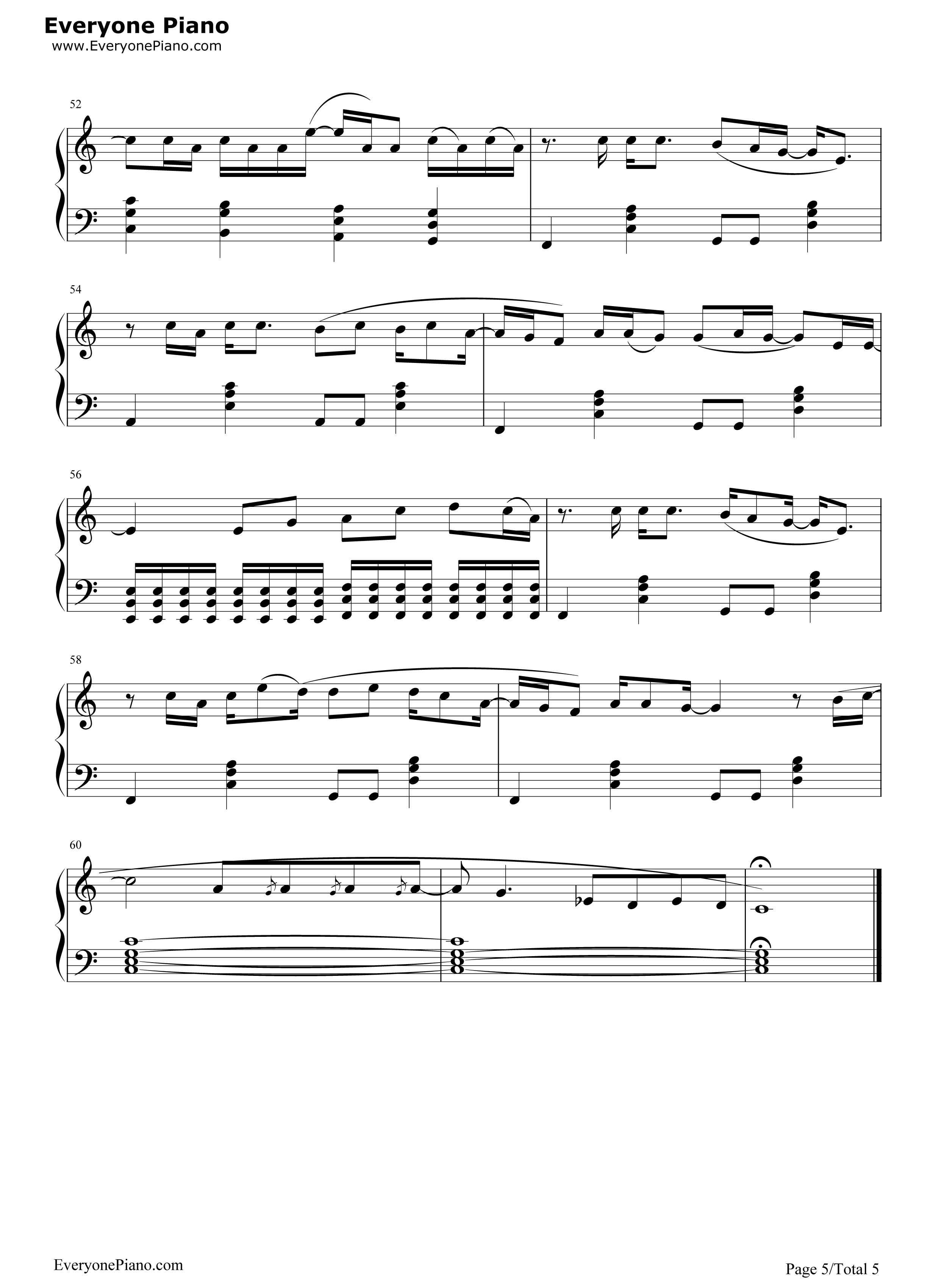 Don't_cry钢琴谱_Guns_N'_Roses