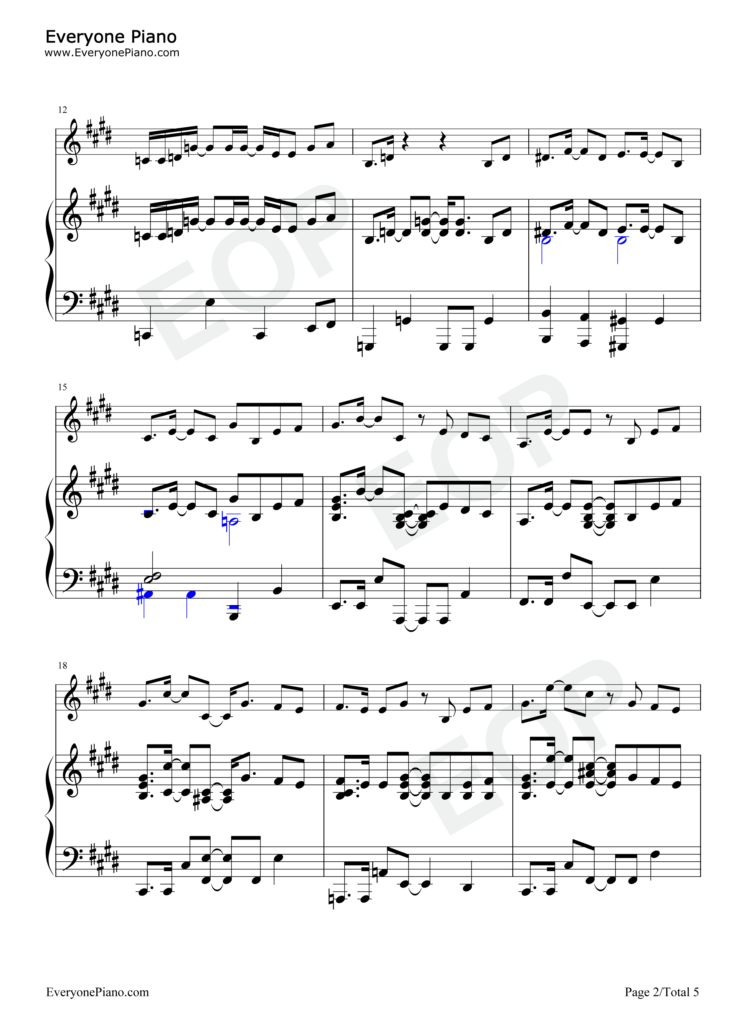 When_Will_My_Life_Begin钢琴谱_Mandy_Moore