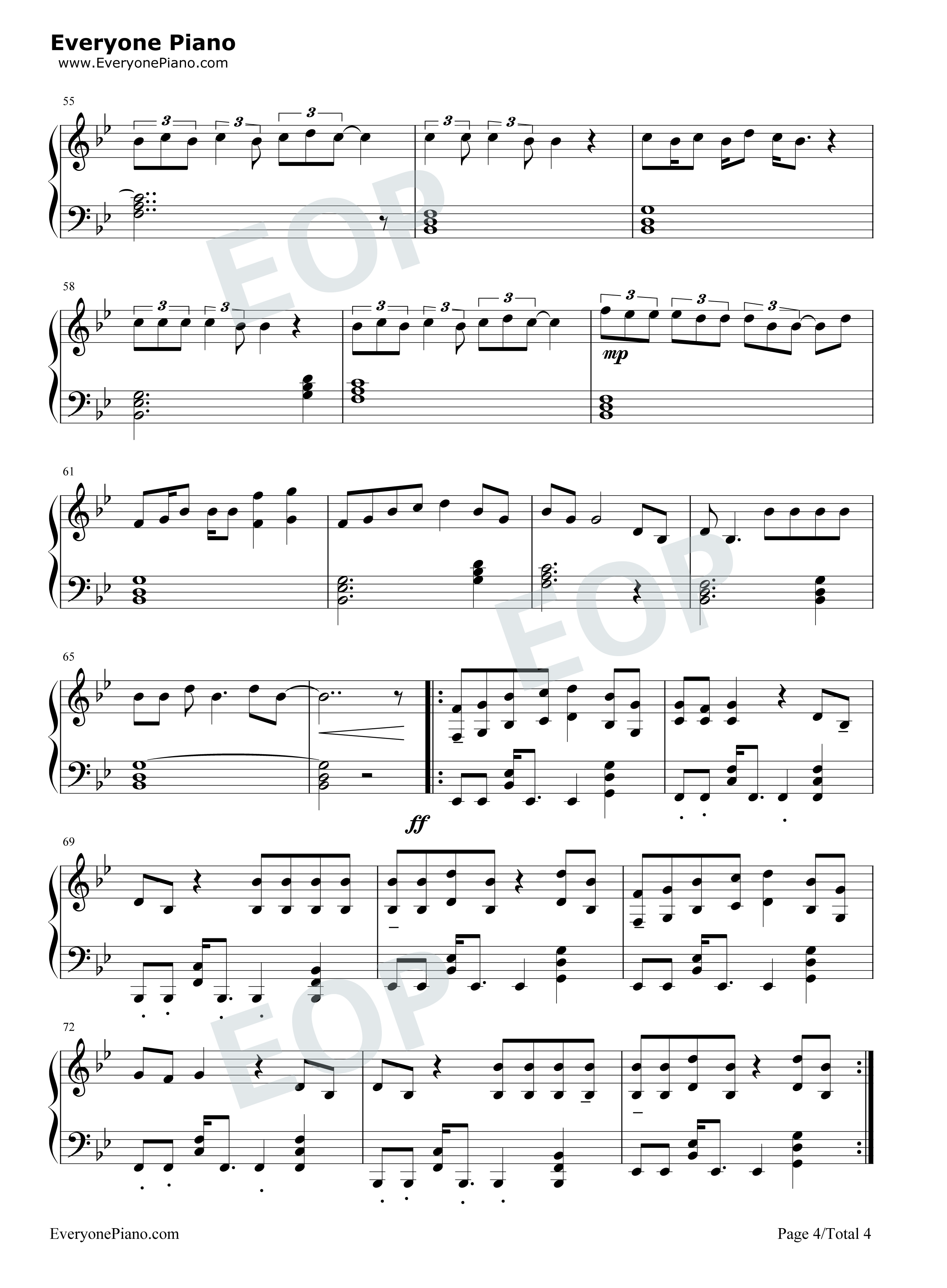 What_Lovers_Do钢琴谱_Maroon_5_SZA