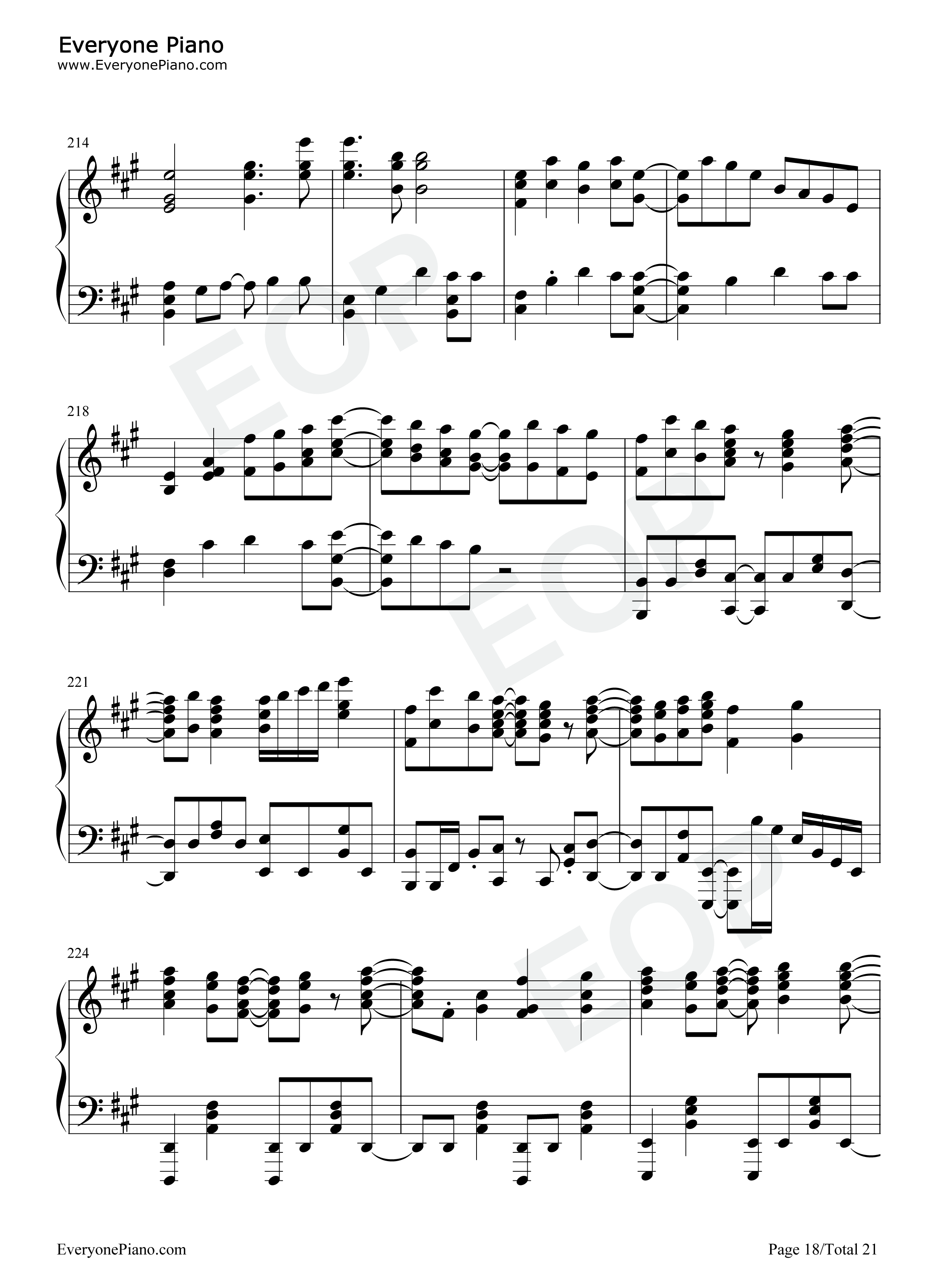 Leap_of_faith钢琴谱_fripSide