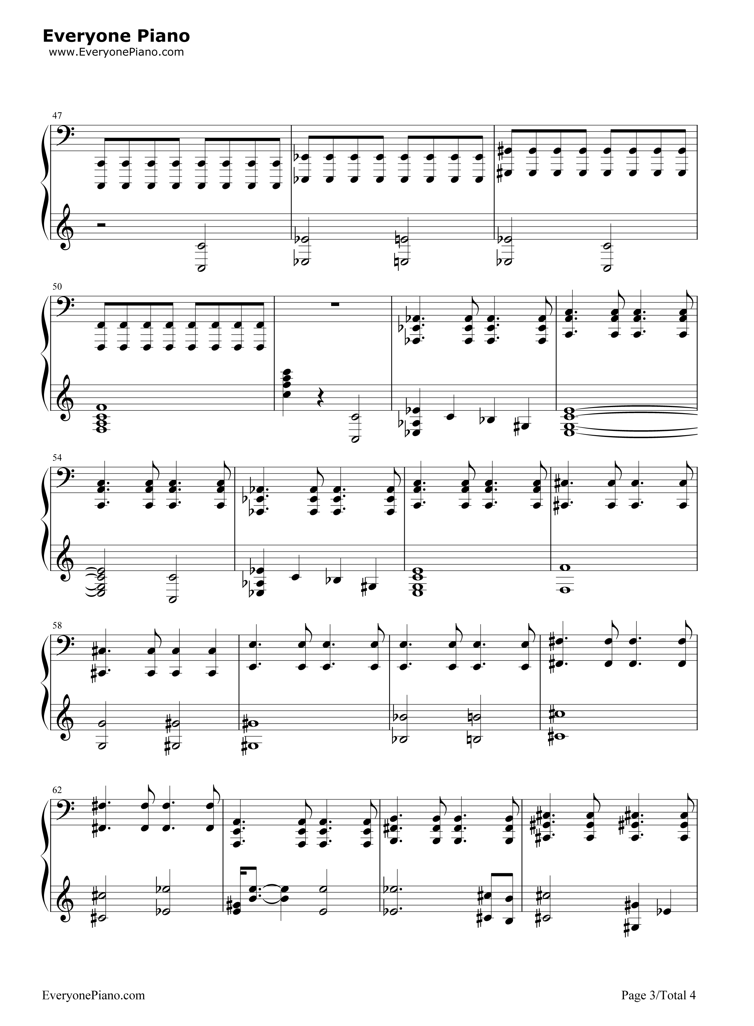 辐射4主题曲钢琴谱_Inon_Zur