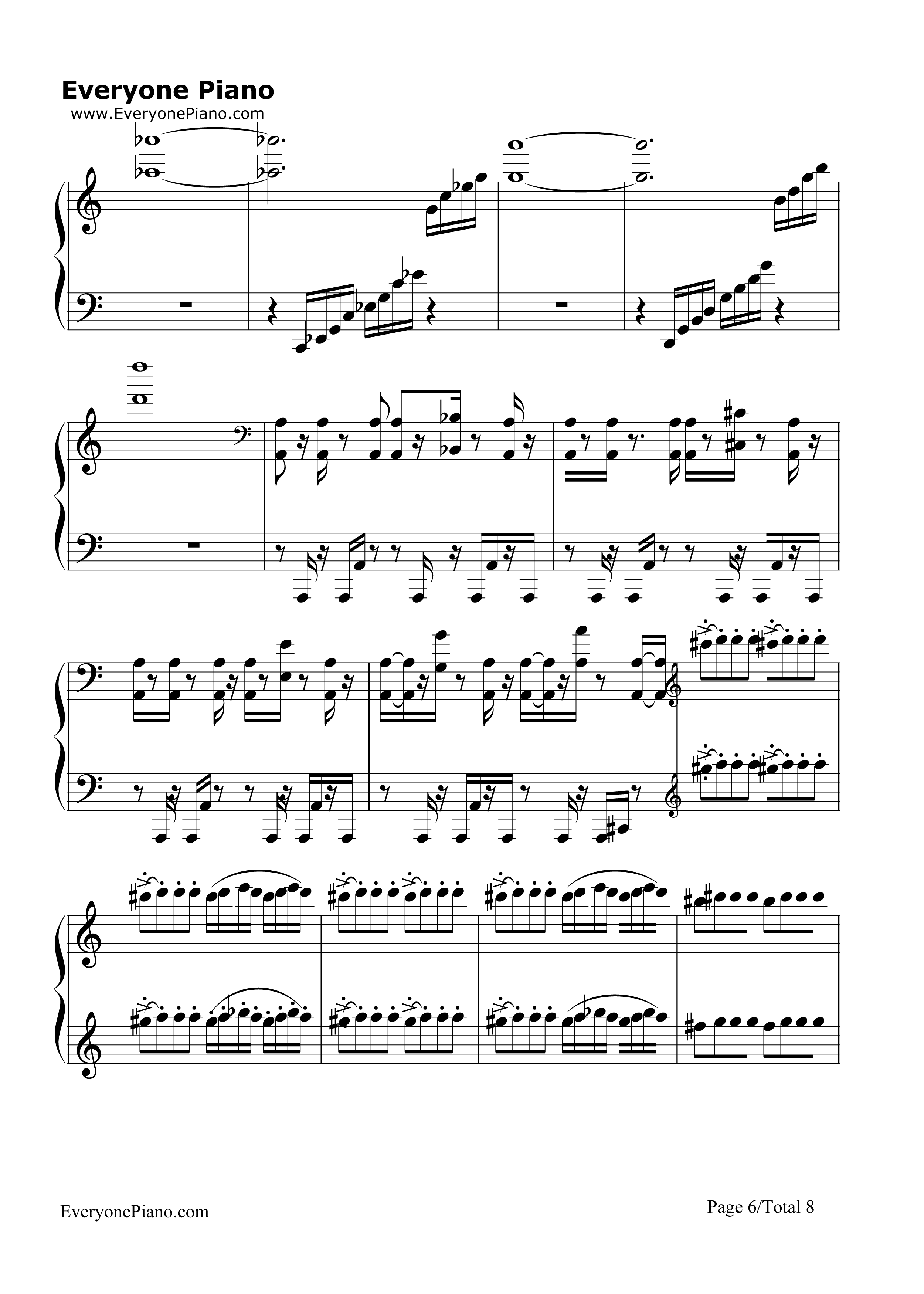 蜂鸟（Kolibre）钢琴谱_马克西姆_Maksim