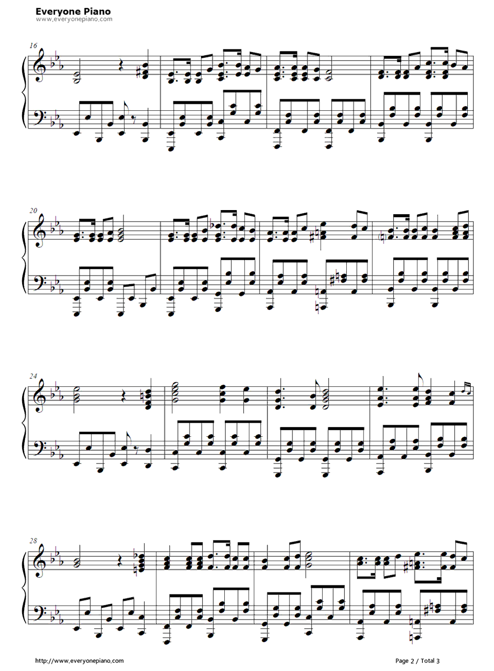 夜のとばりよ_さようなら钢琴谱_Velvet.Kodhy