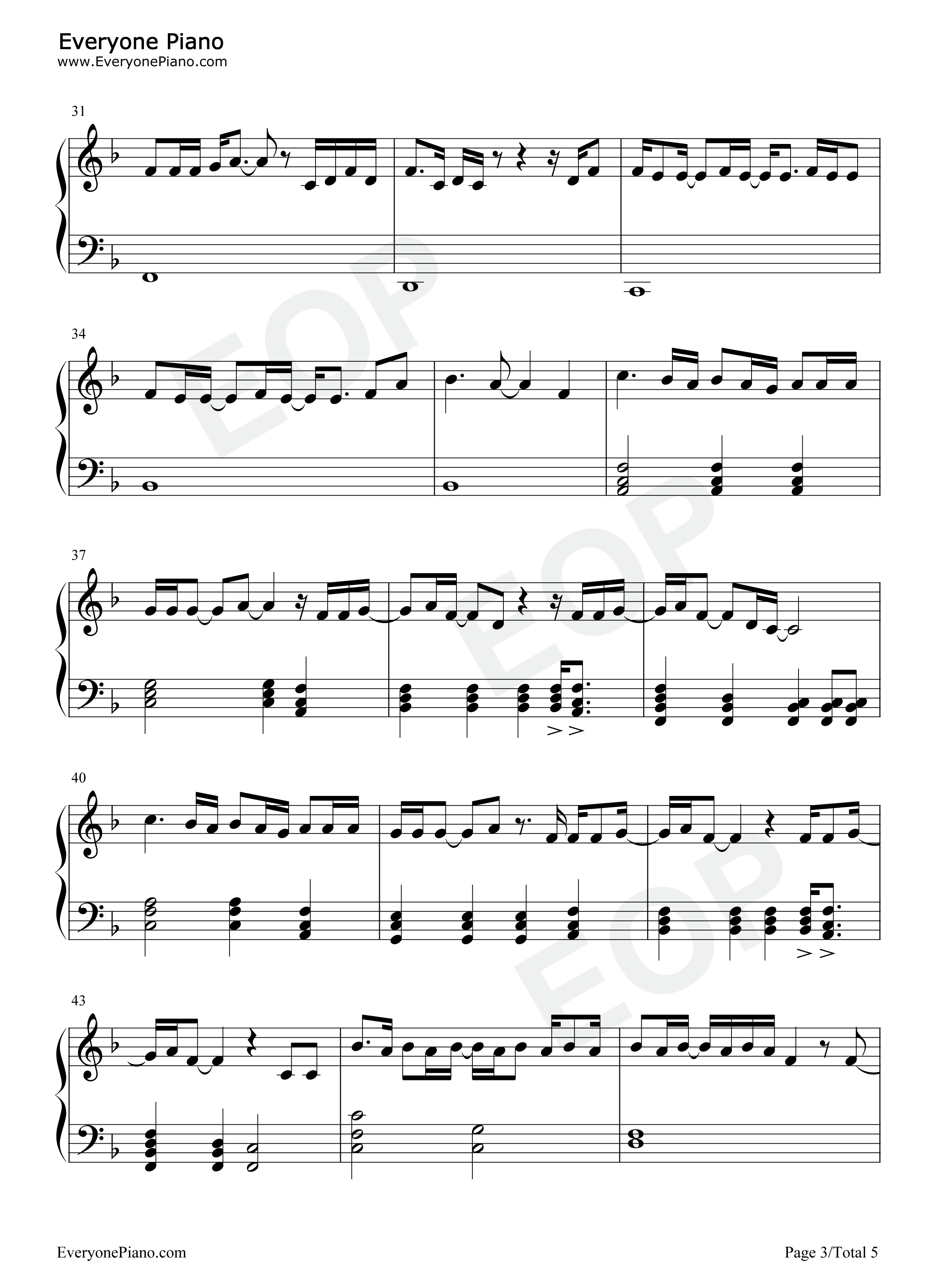 Easy_on_Me钢琴谱_Adele