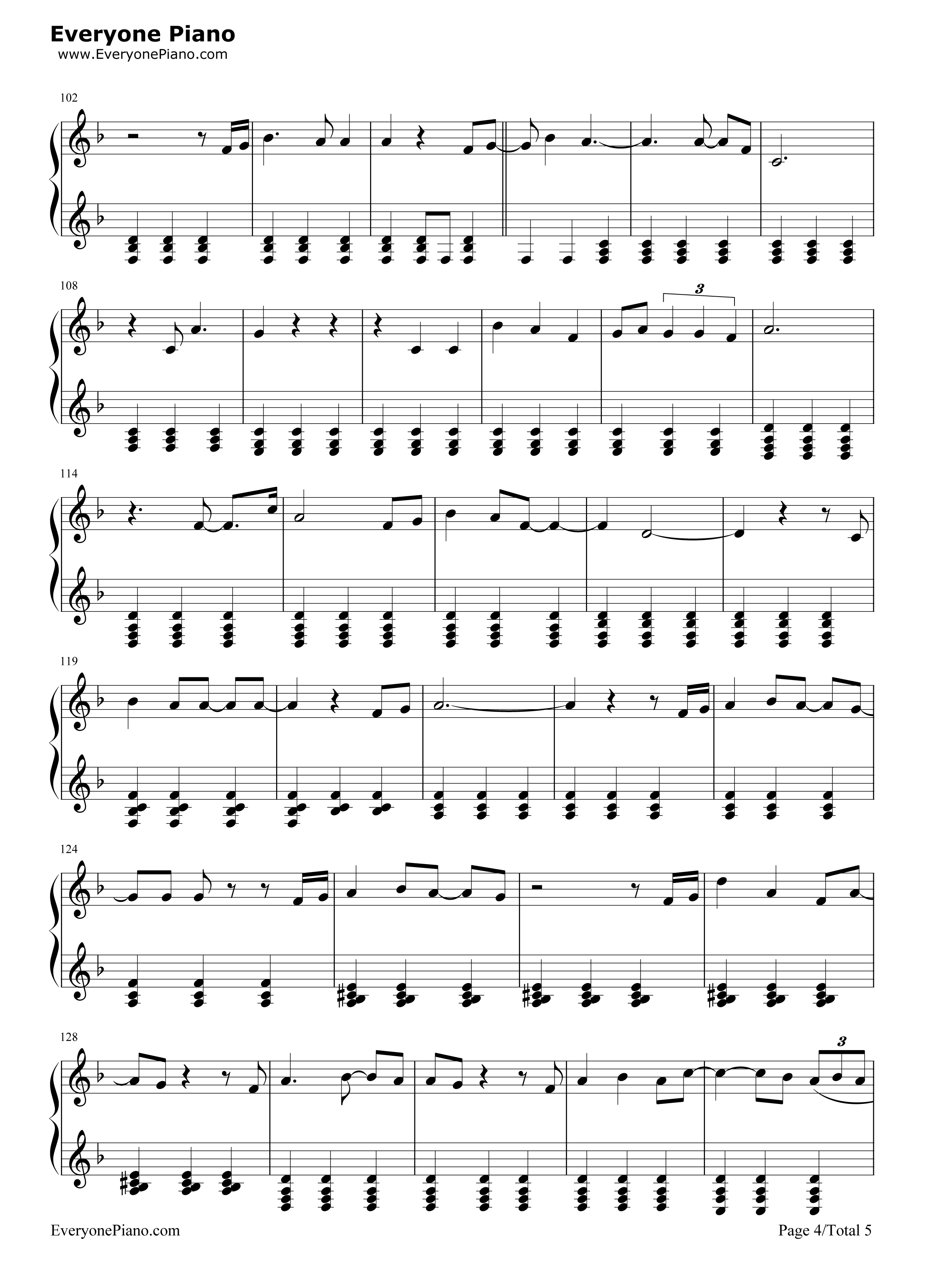She_Used_To_Be_Mine钢琴谱_Sara_Bareilles
