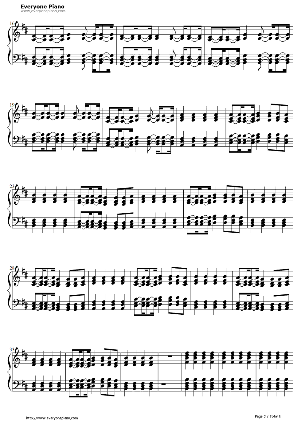 Starships_伴奏钢琴谱_Nicki_Minaj