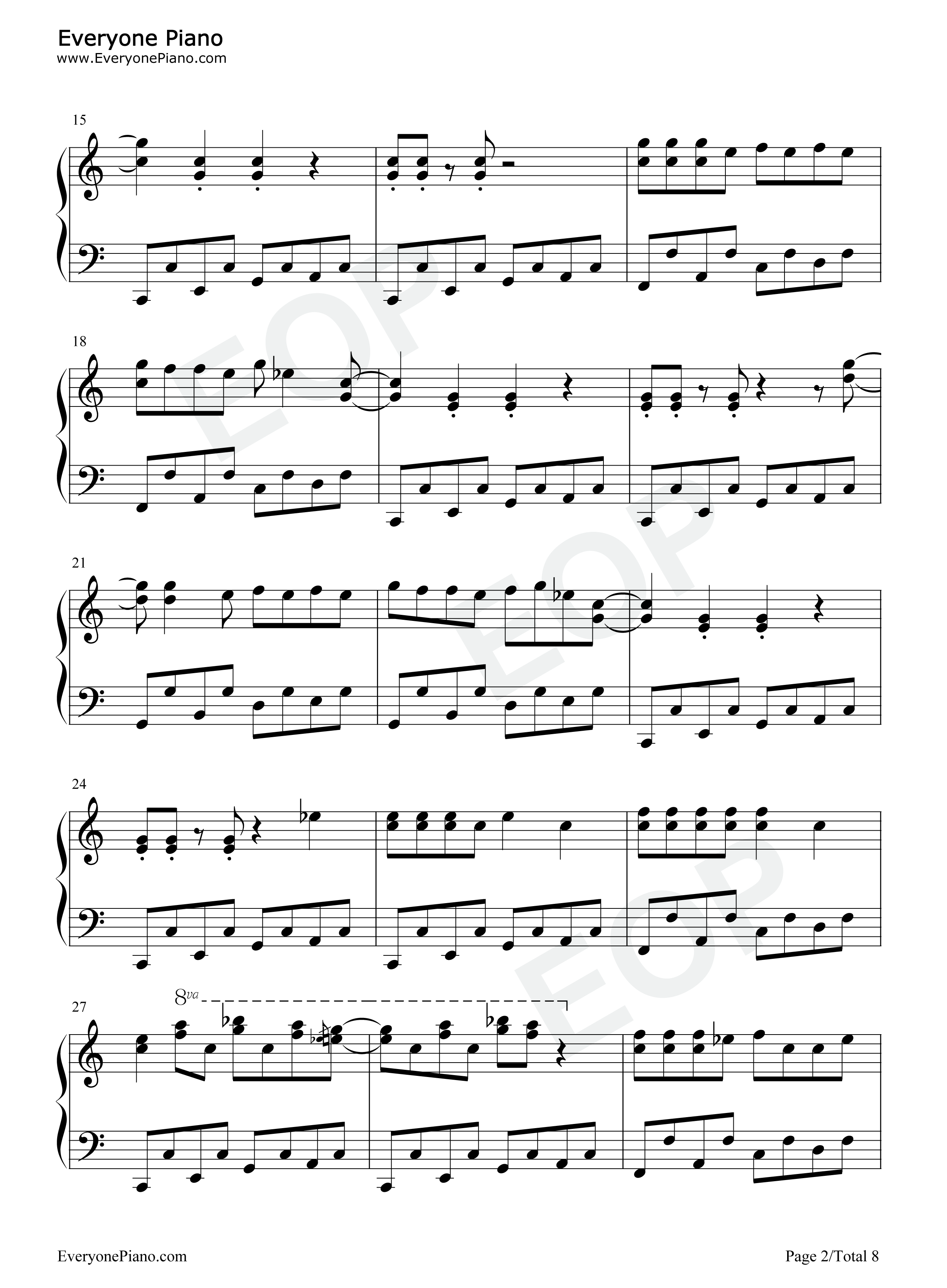 Run_Rudolph_Run钢琴谱_Chuck_Berry