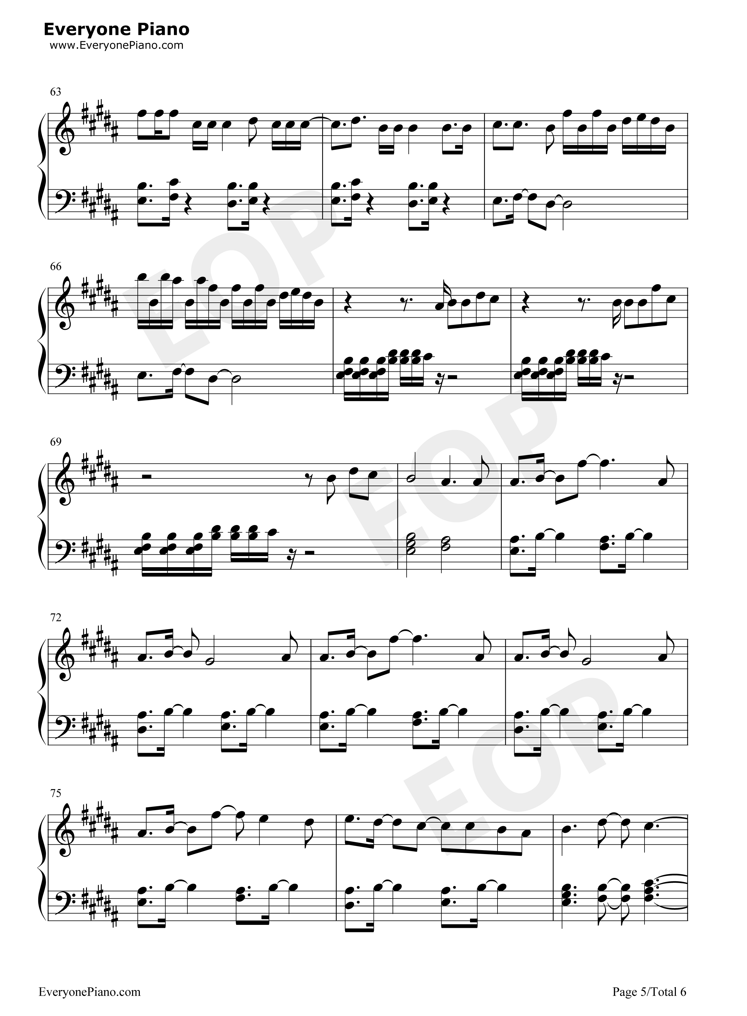 A_Thousand_Miles钢琴谱_Vanessa_Carlton