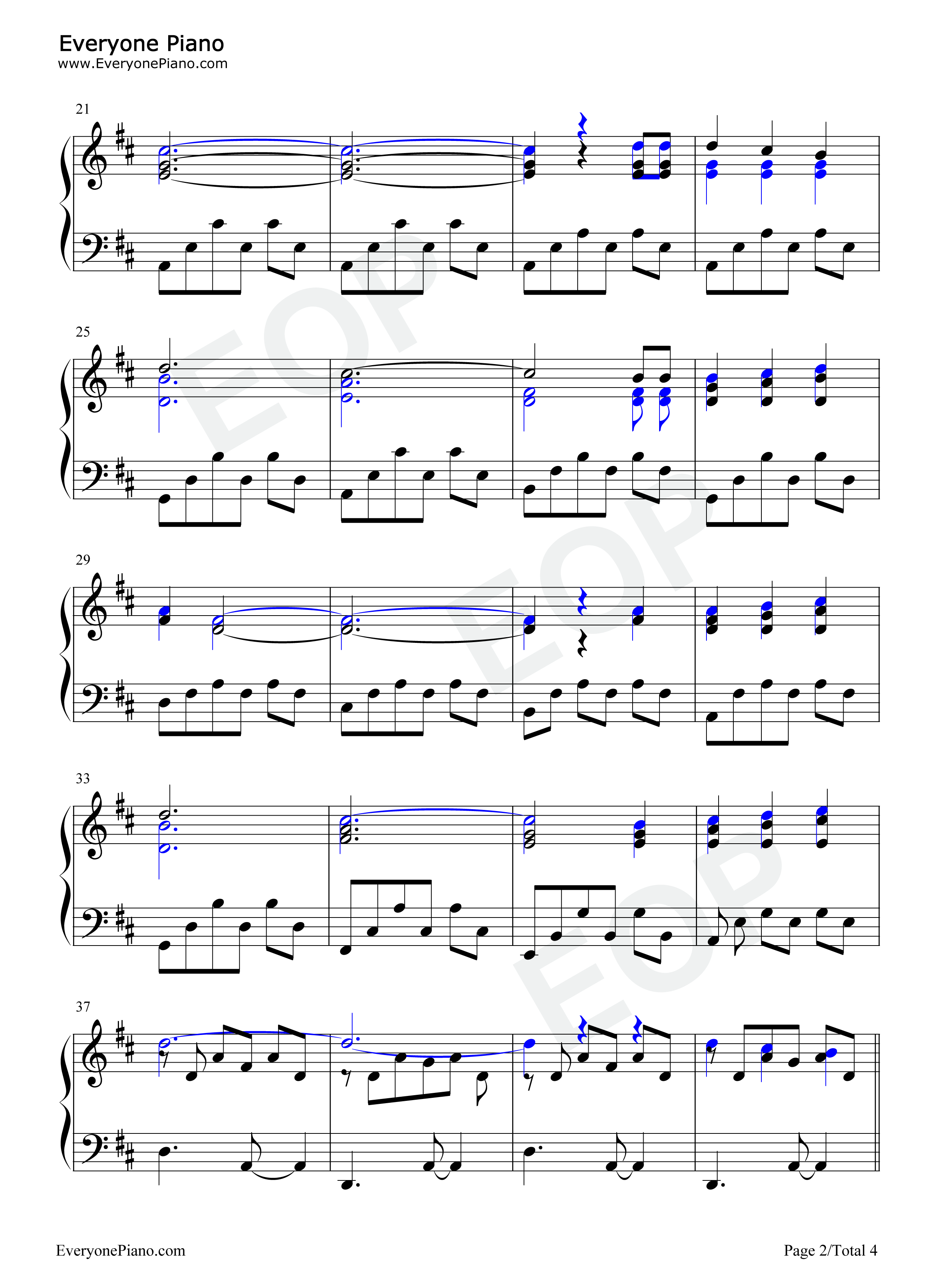 Annie's_Song钢琴谱_John_Denver