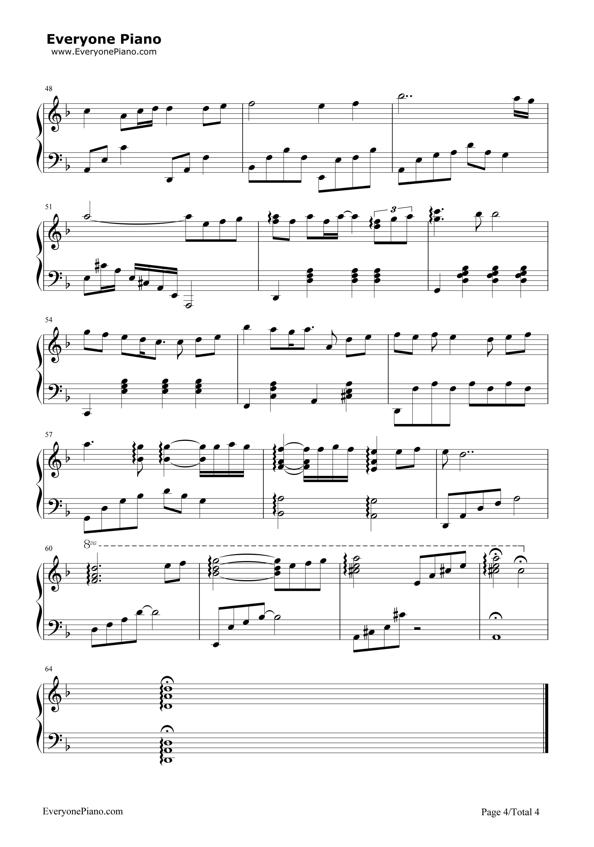 月半小夜曲钢琴谱_李克勤