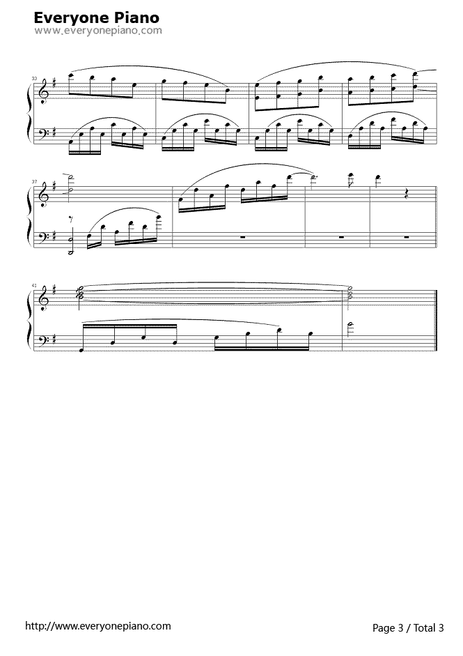 冥想钢琴谱_班得瑞__Bandari