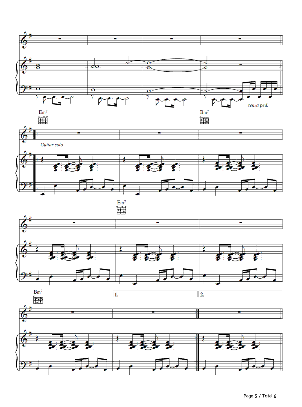 Major_Minus钢琴谱_Coldplay