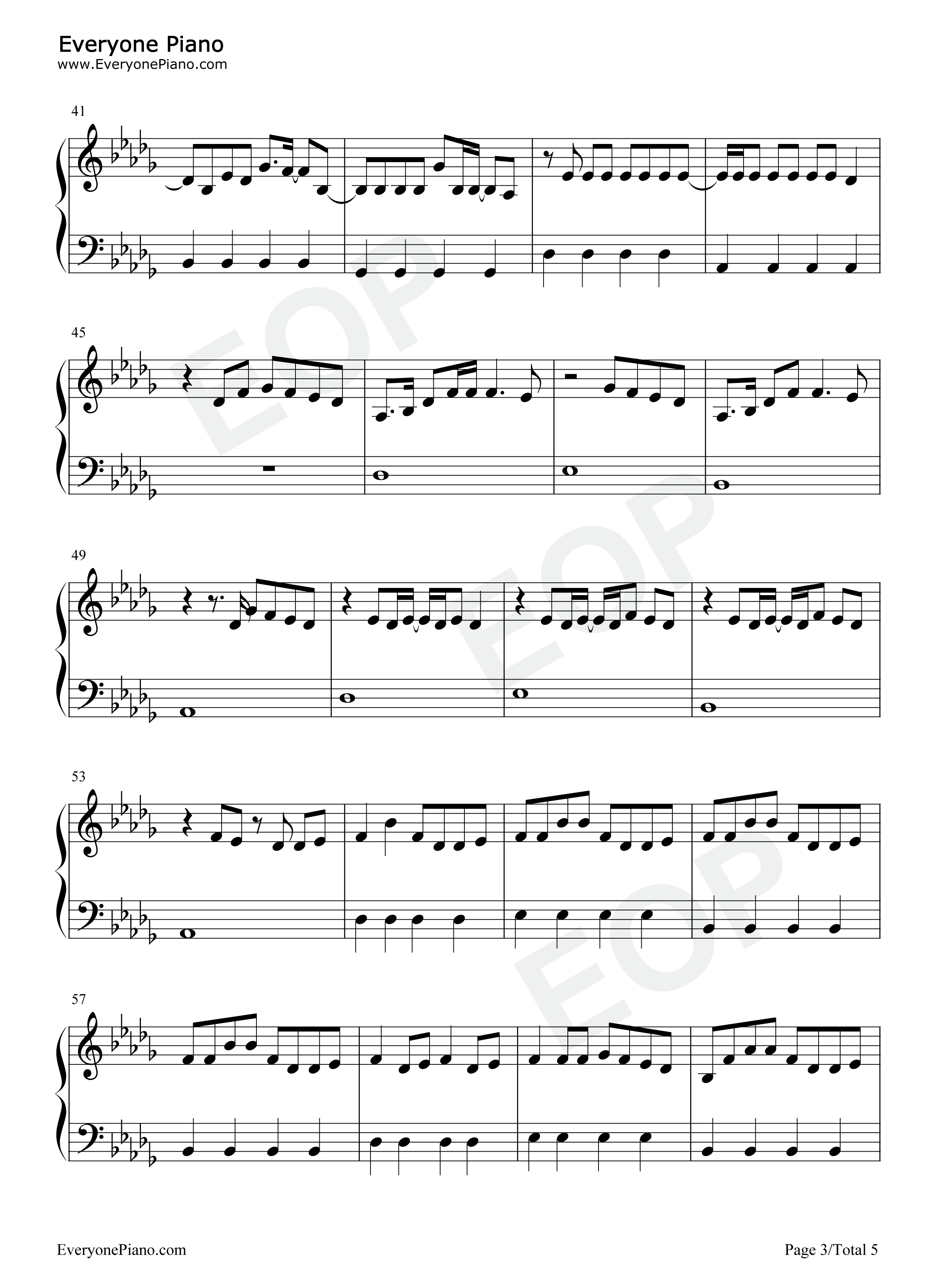 All_Your_Exes钢琴谱_Julia_Michaels