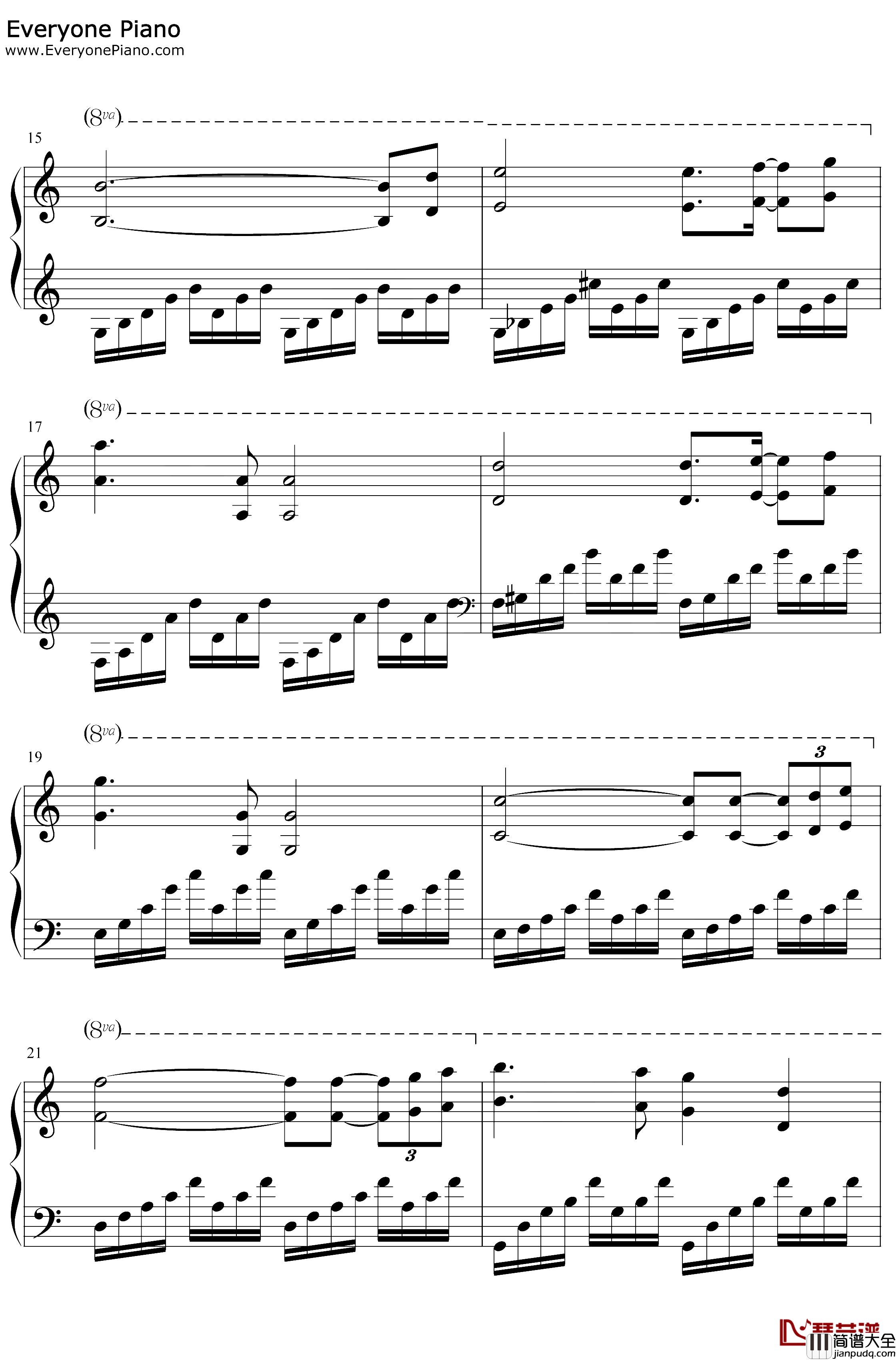 圣母颂钢琴谱_古诺_巴赫C大调前奏曲与赋格