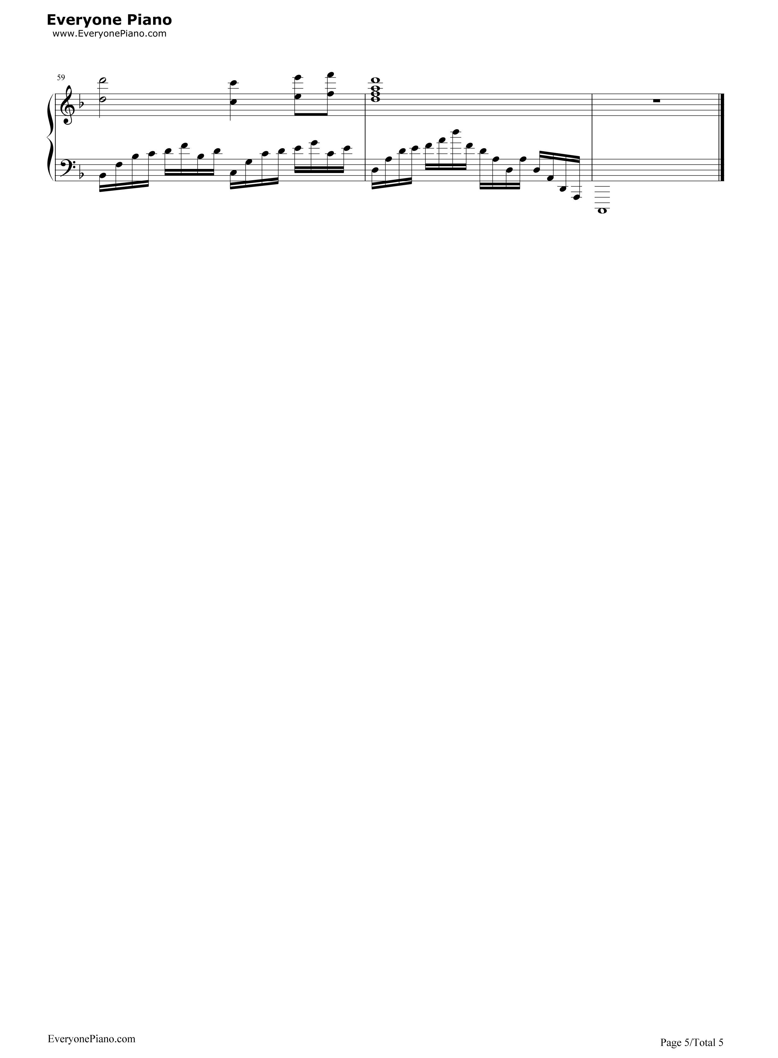 Arrival_To_Earth钢琴谱_Steve_Jablonsky