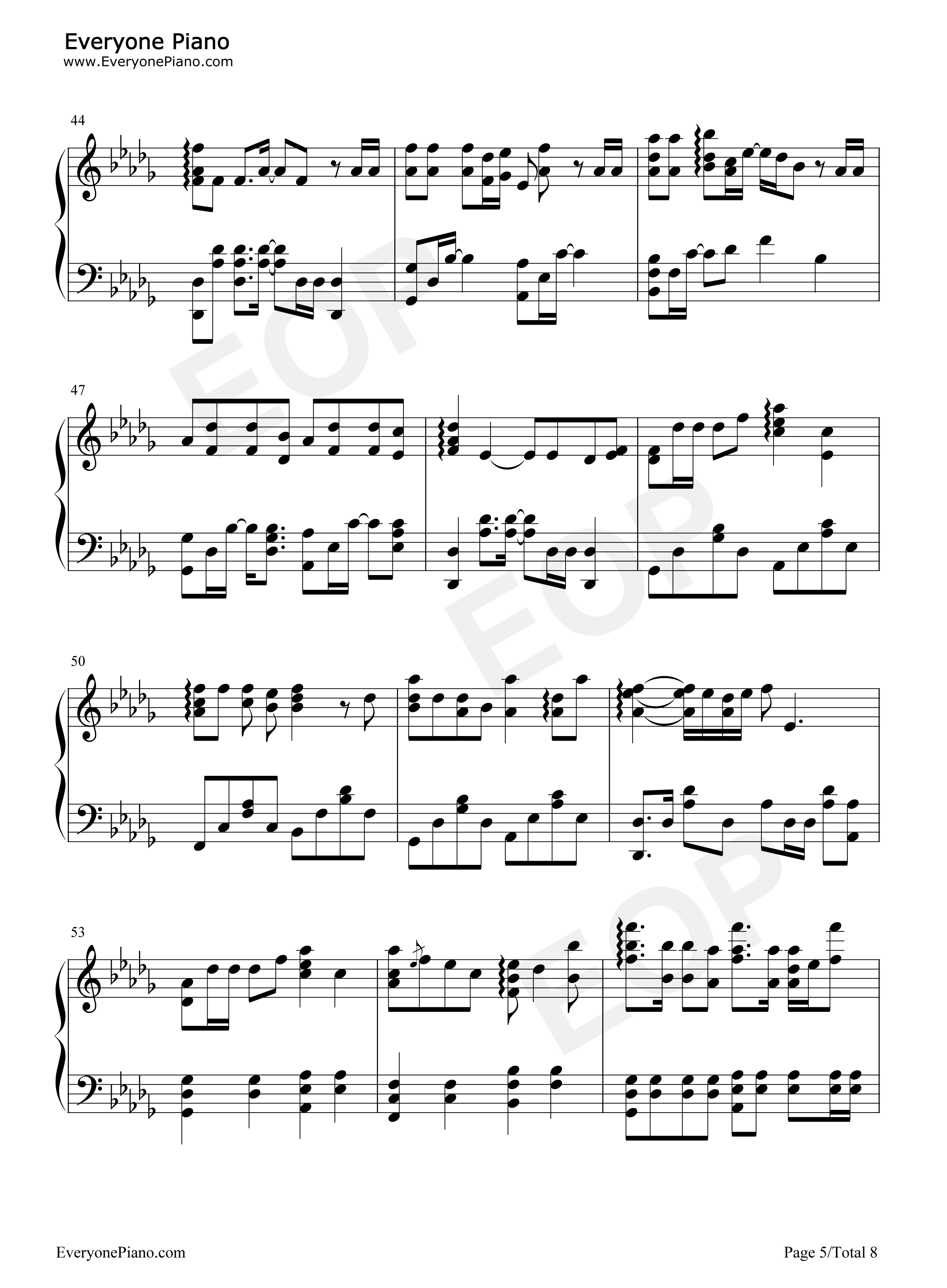 小满钢琴谱_音阙诗听_王梓钰