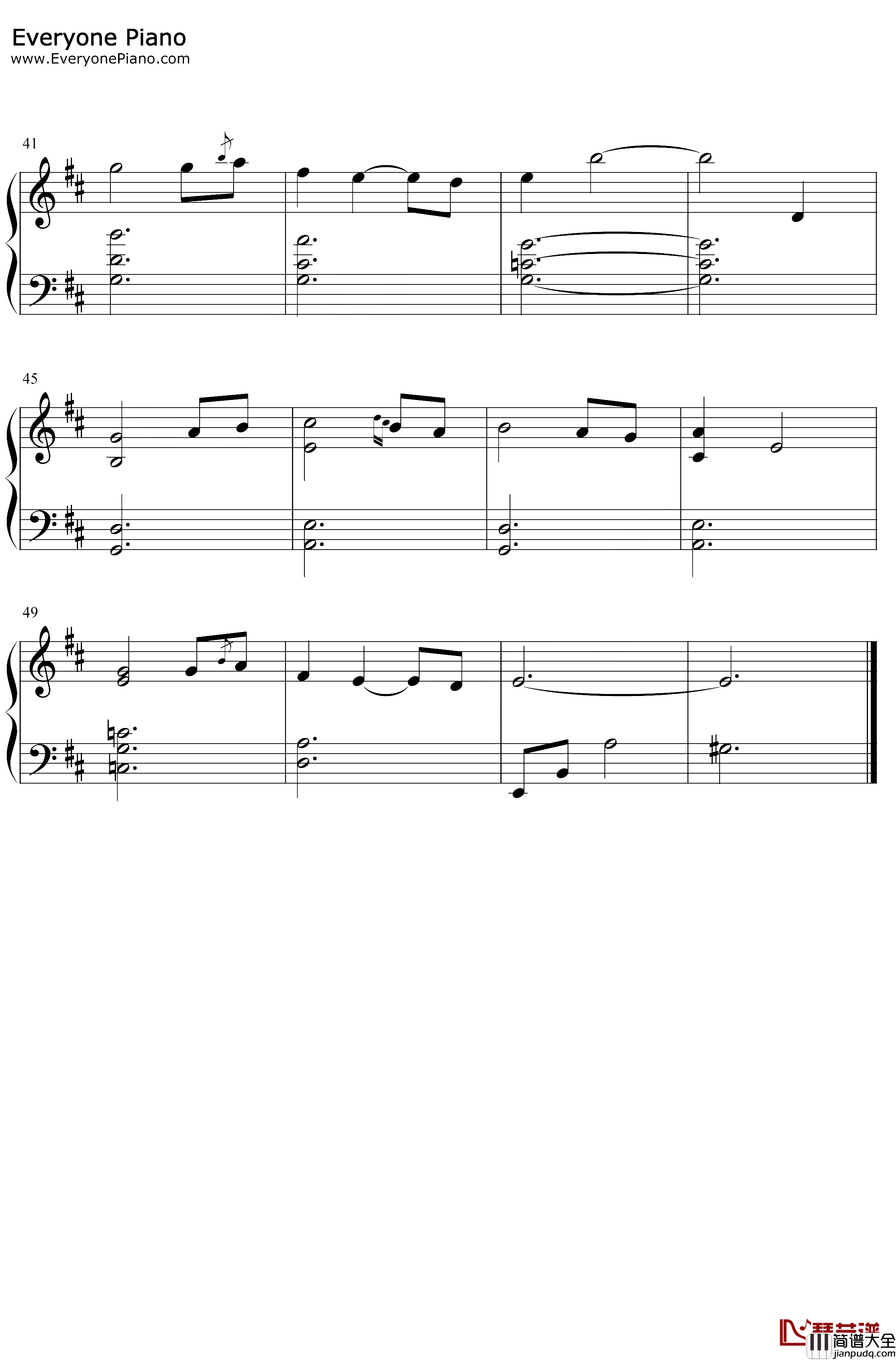原神主题曲钢琴谱_陈致逸_钢琴谱:原神主题曲